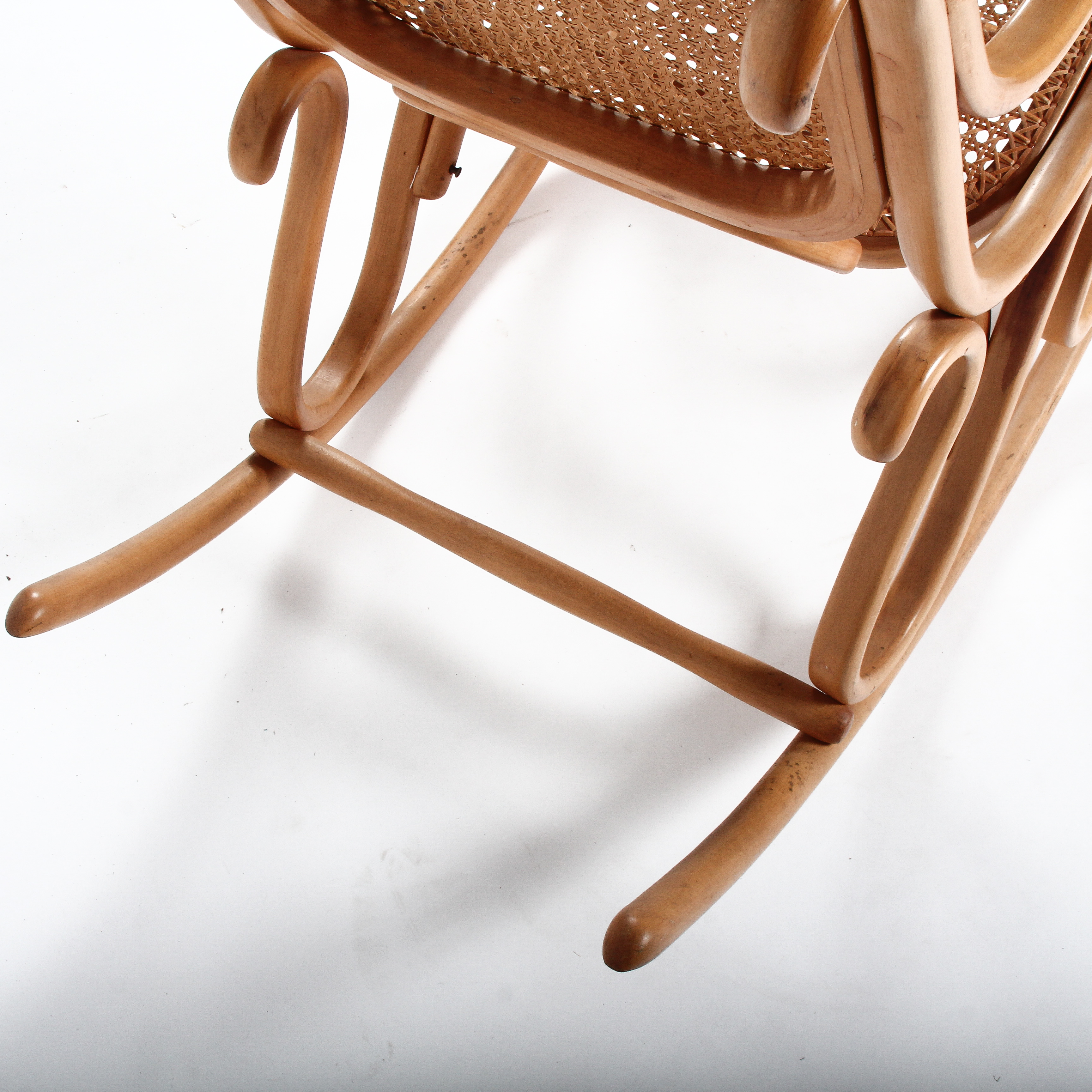 Bentwood Cane Rocking Chair