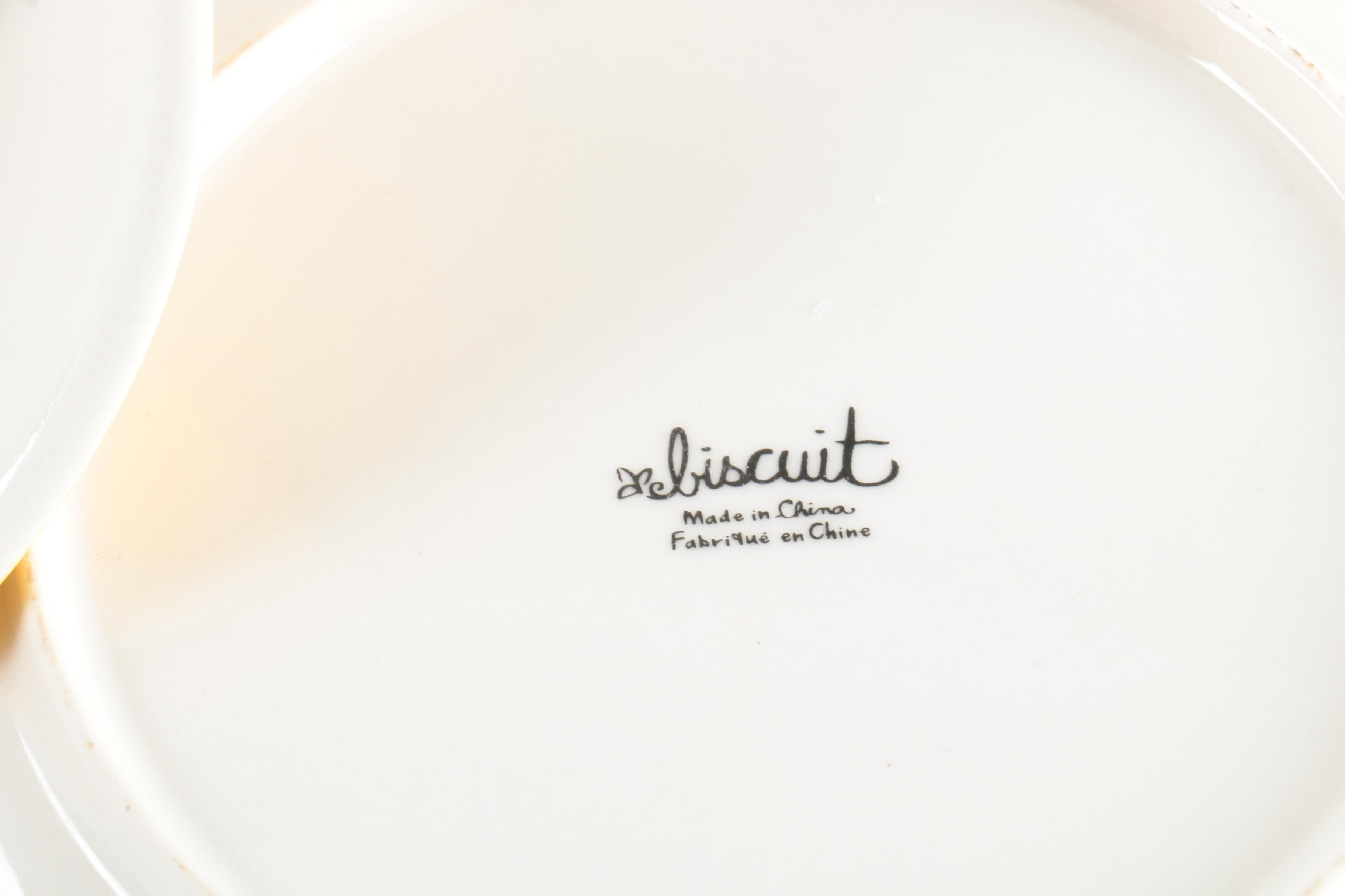 Biscuit "Milk Maid" Butter Dishes