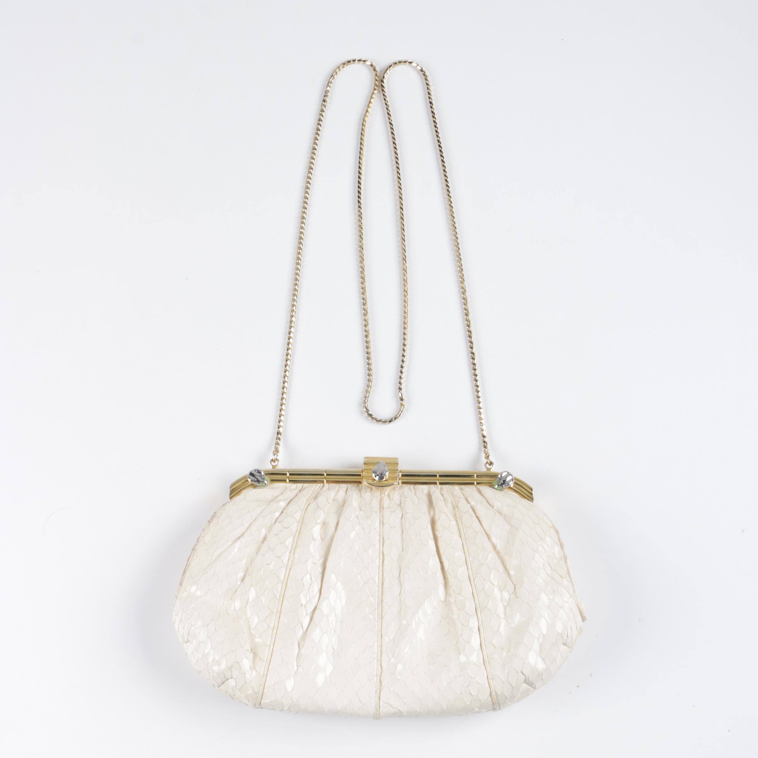 Vintage Judith Leiber Snakeskin Evening Bag