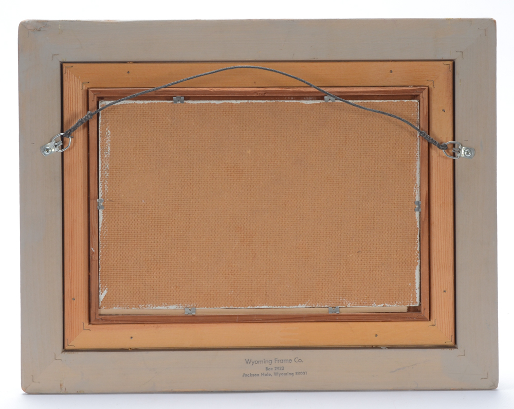 Loren G. Fry Oil Painting of Cowboys