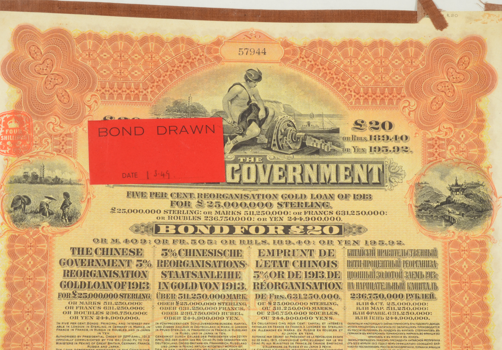 Album of Antique International Railroad Bonds