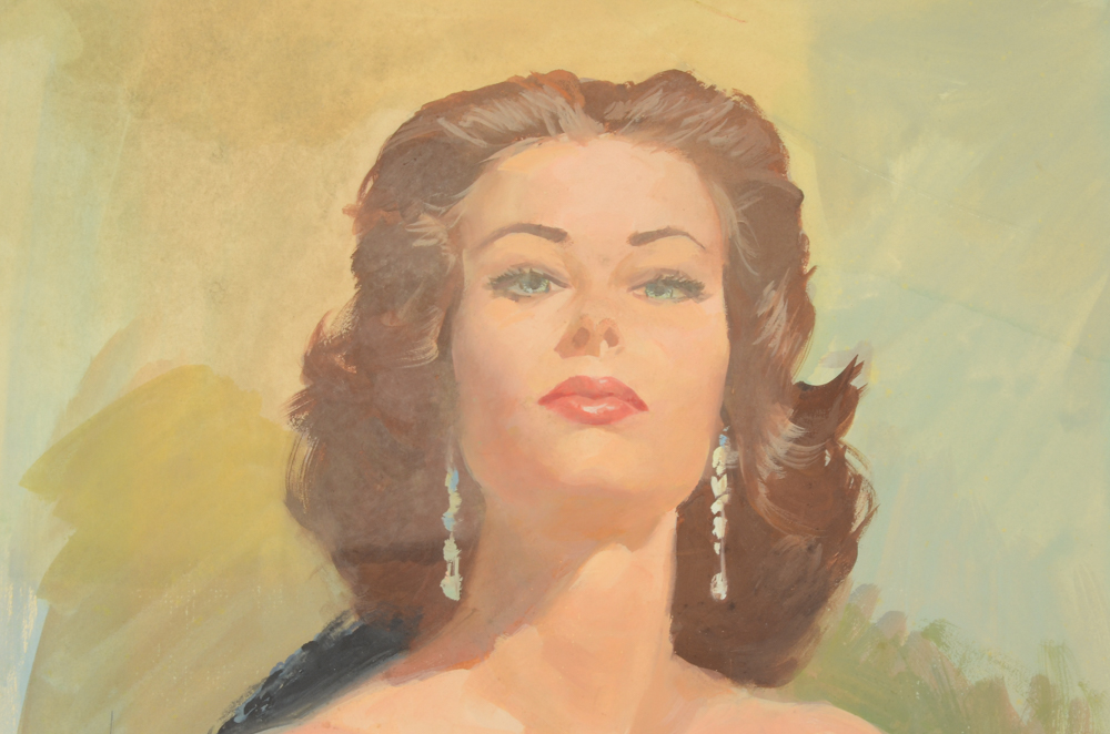 Paul Randall Original Illustration of a Glamorous Woman