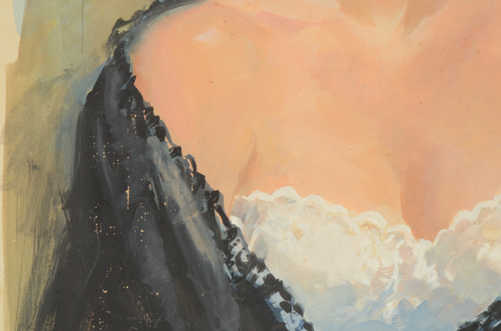 Paul Randall Original Illustration of a Glamorous Woman