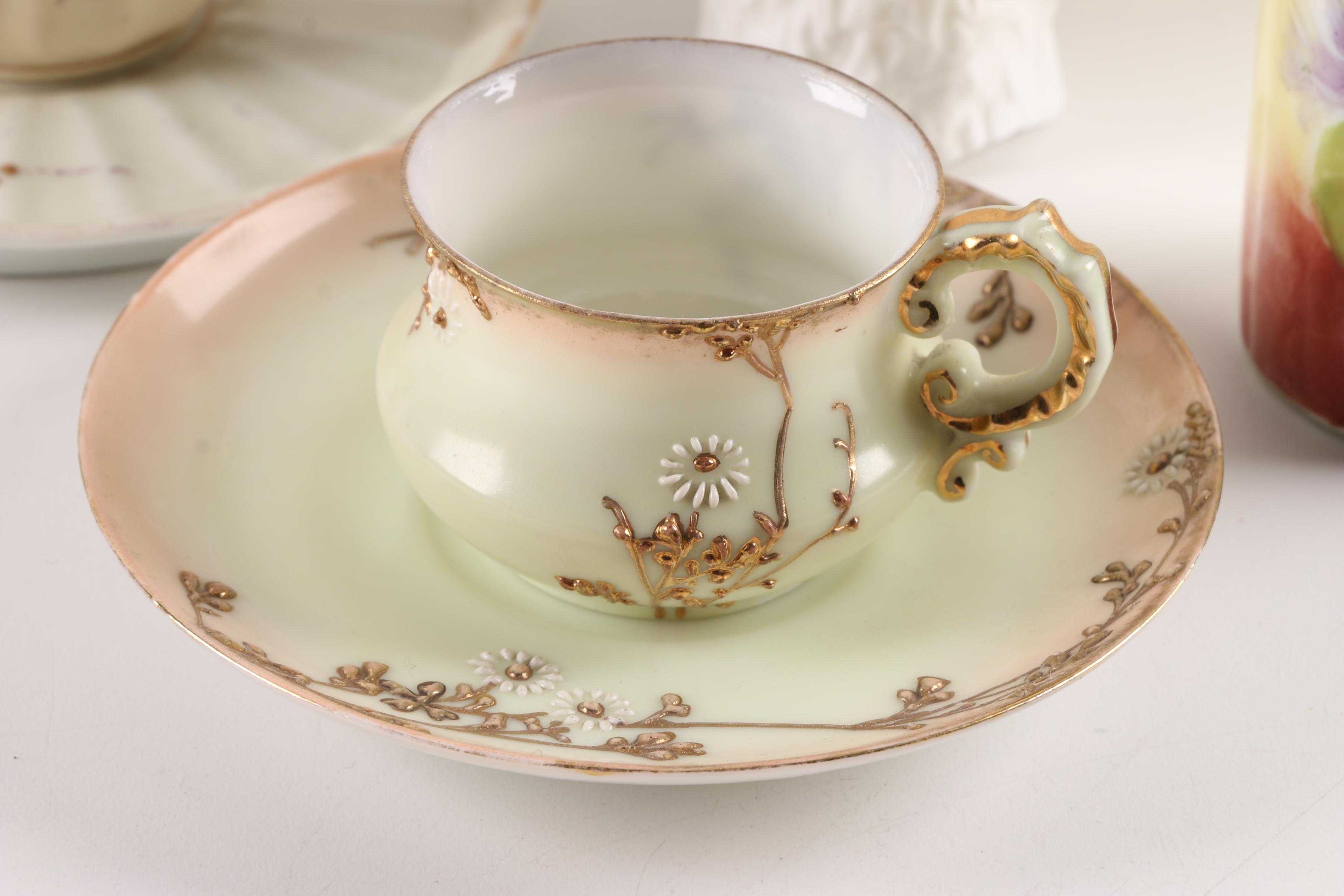 1931 Royal Staffordshire "Old English Oak" and Other Tea Ware