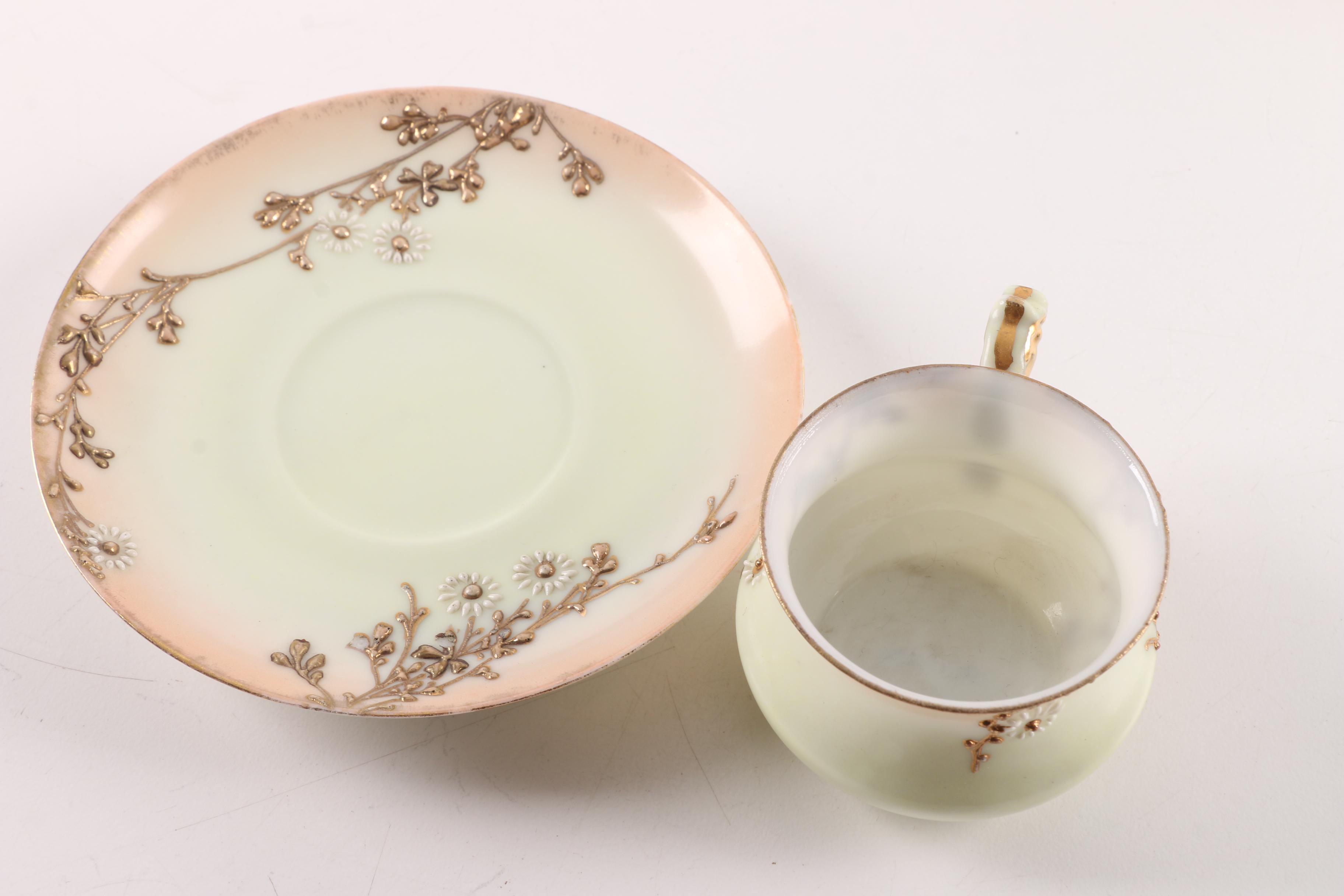 1931 Royal Staffordshire "Old English Oak" and Other Tea Ware