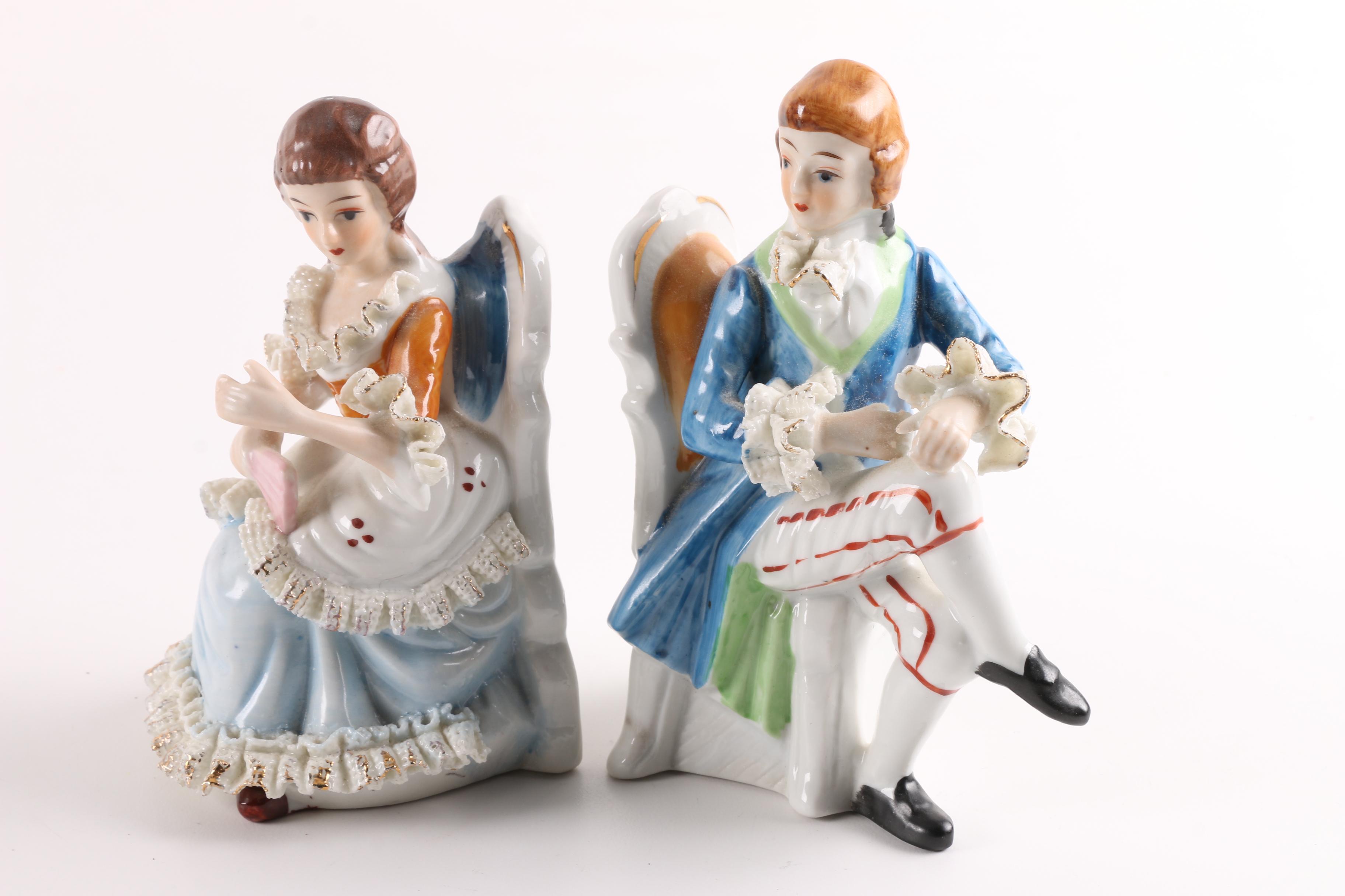 1931 Royal Staffordshire "Old English Oak" and Other Tea Ware