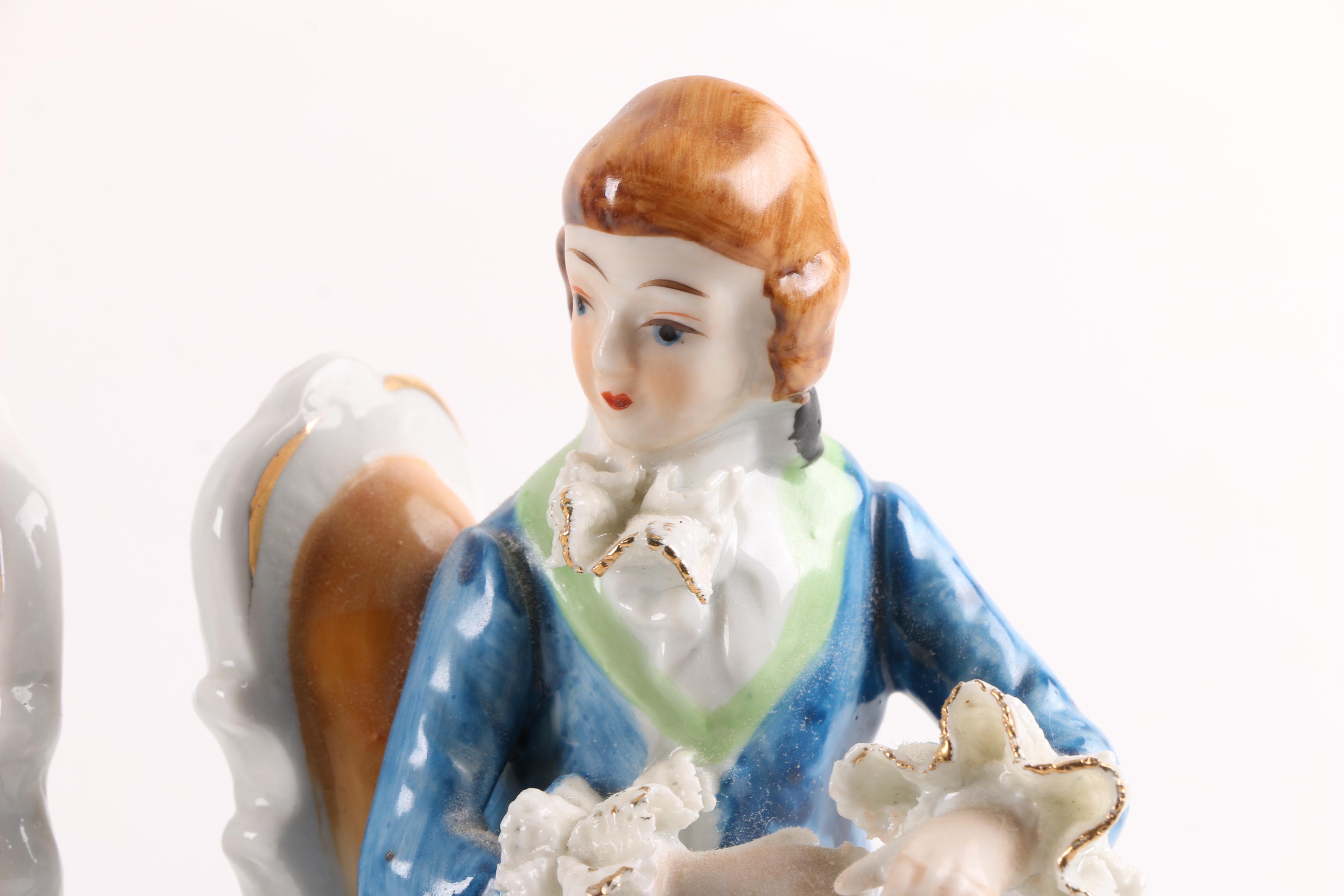 1931 Royal Staffordshire "Old English Oak" and Other Tea Ware