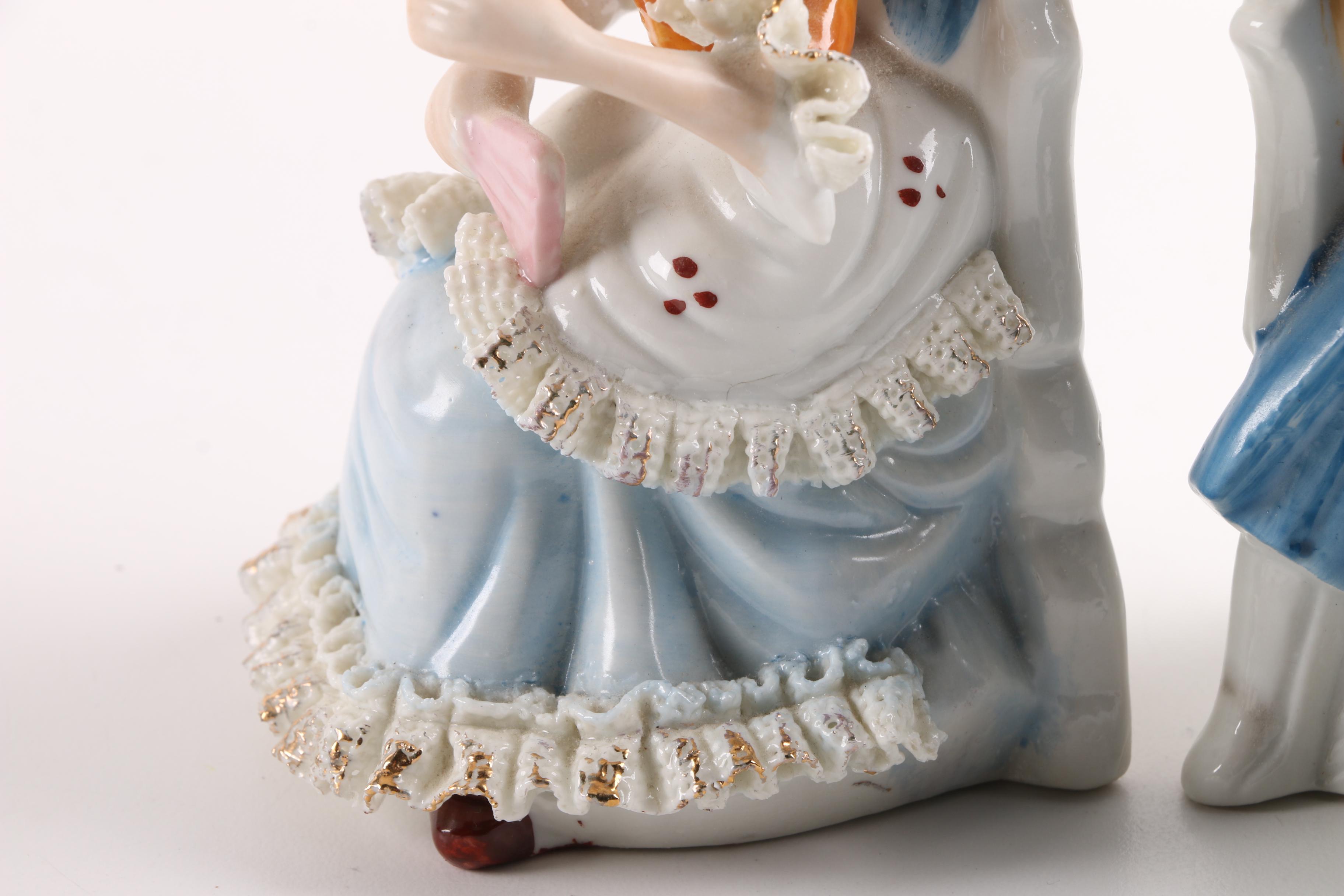 1931 Royal Staffordshire "Old English Oak" and Other Tea Ware