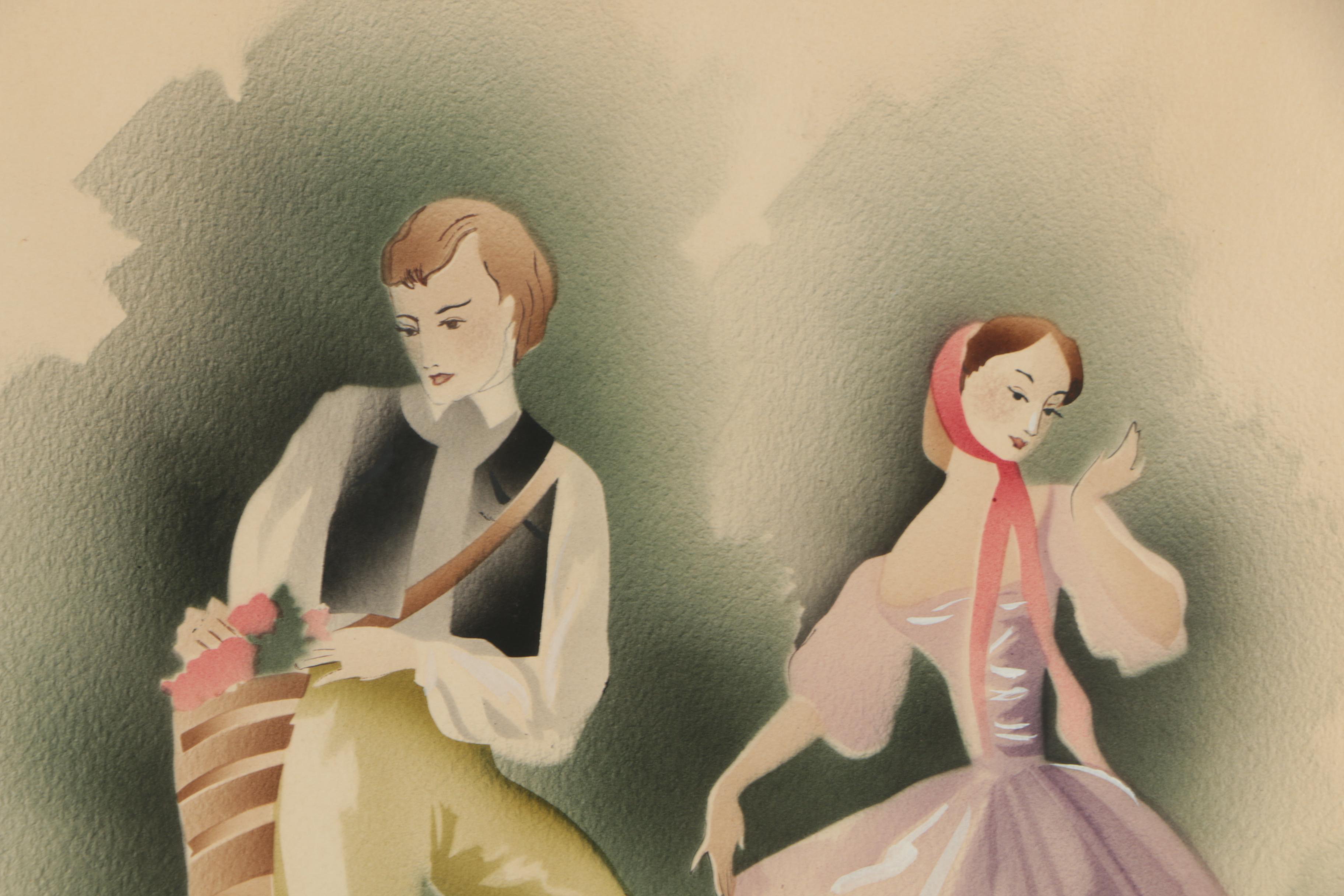 Harris and Peters Watercolor Airbrush Paintings