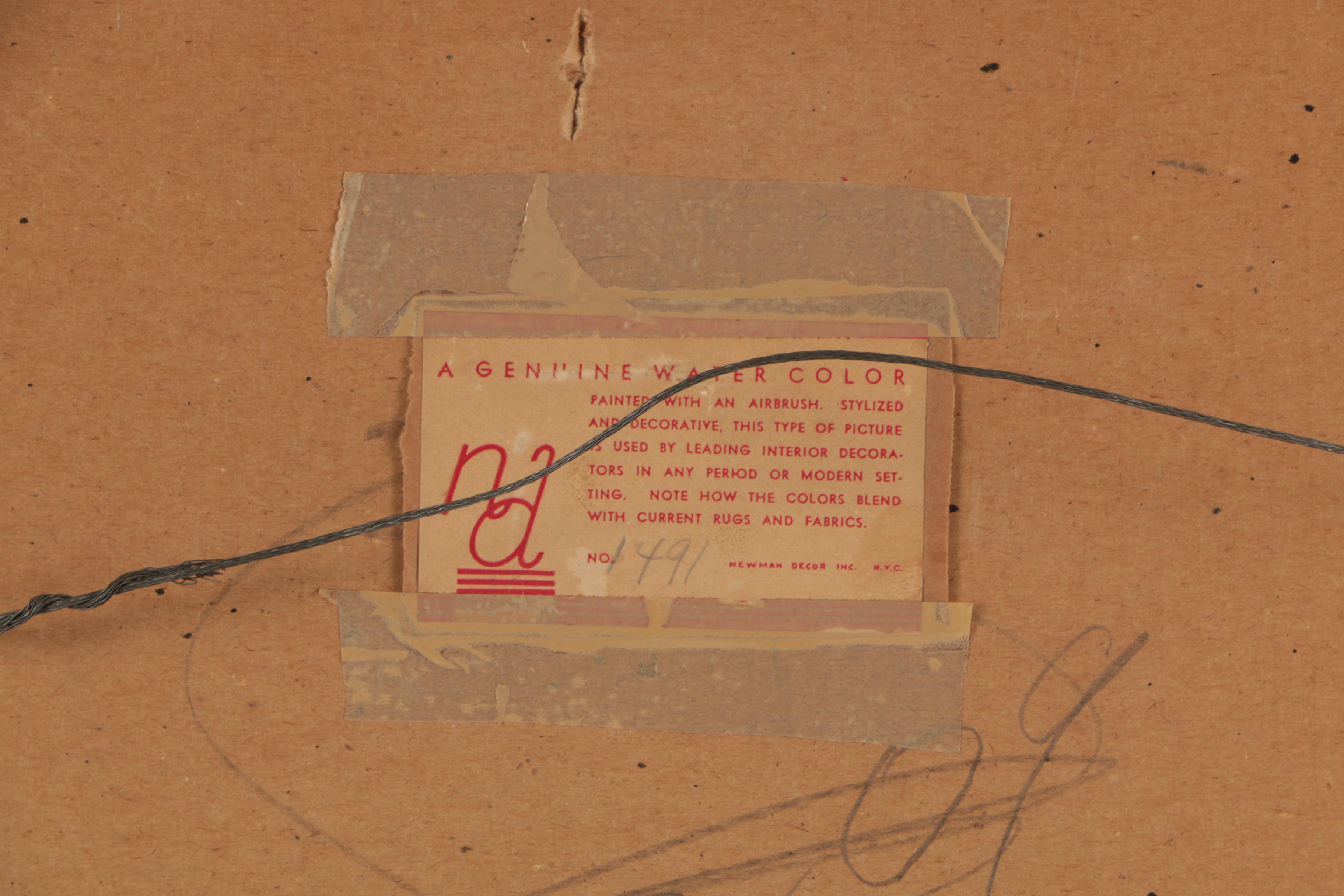 Harris and Peters Watercolor Airbrush Paintings