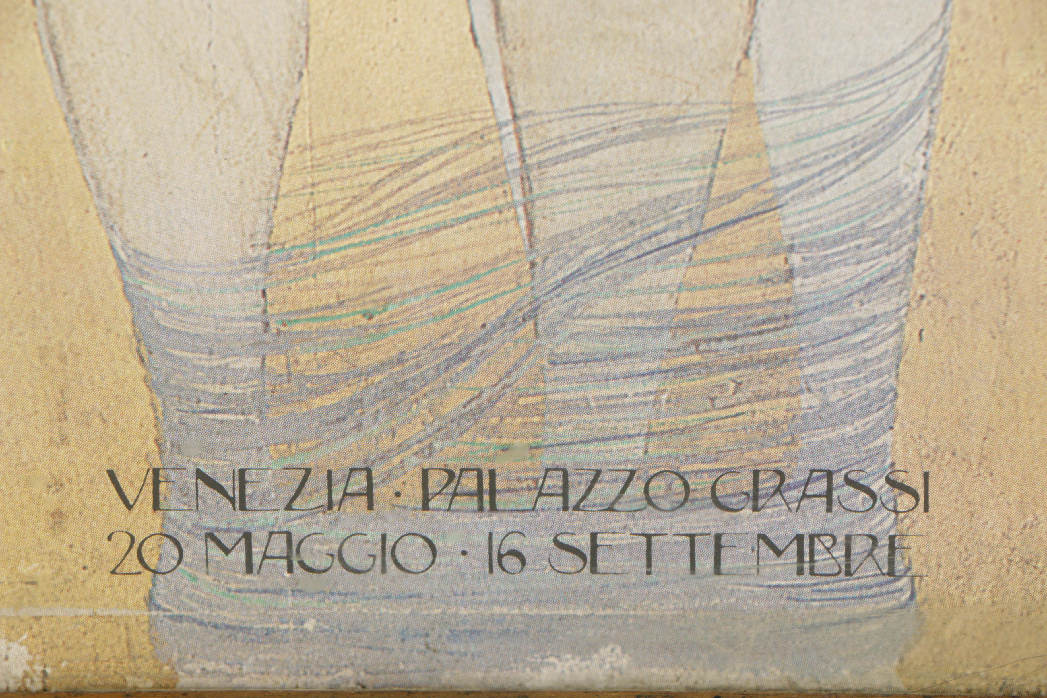 Offset Lithograph Venice Art Poster Featuring Gustav Klimt