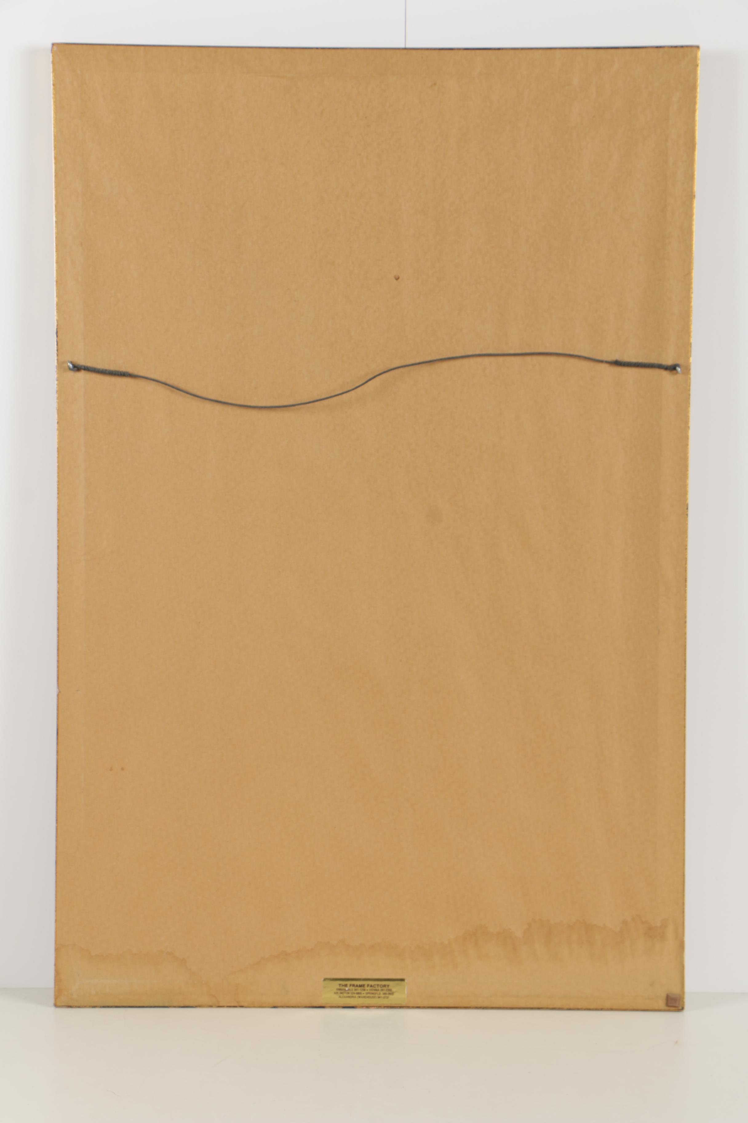 Offset Lithograph Venice Art Poster Featuring Gustav Klimt