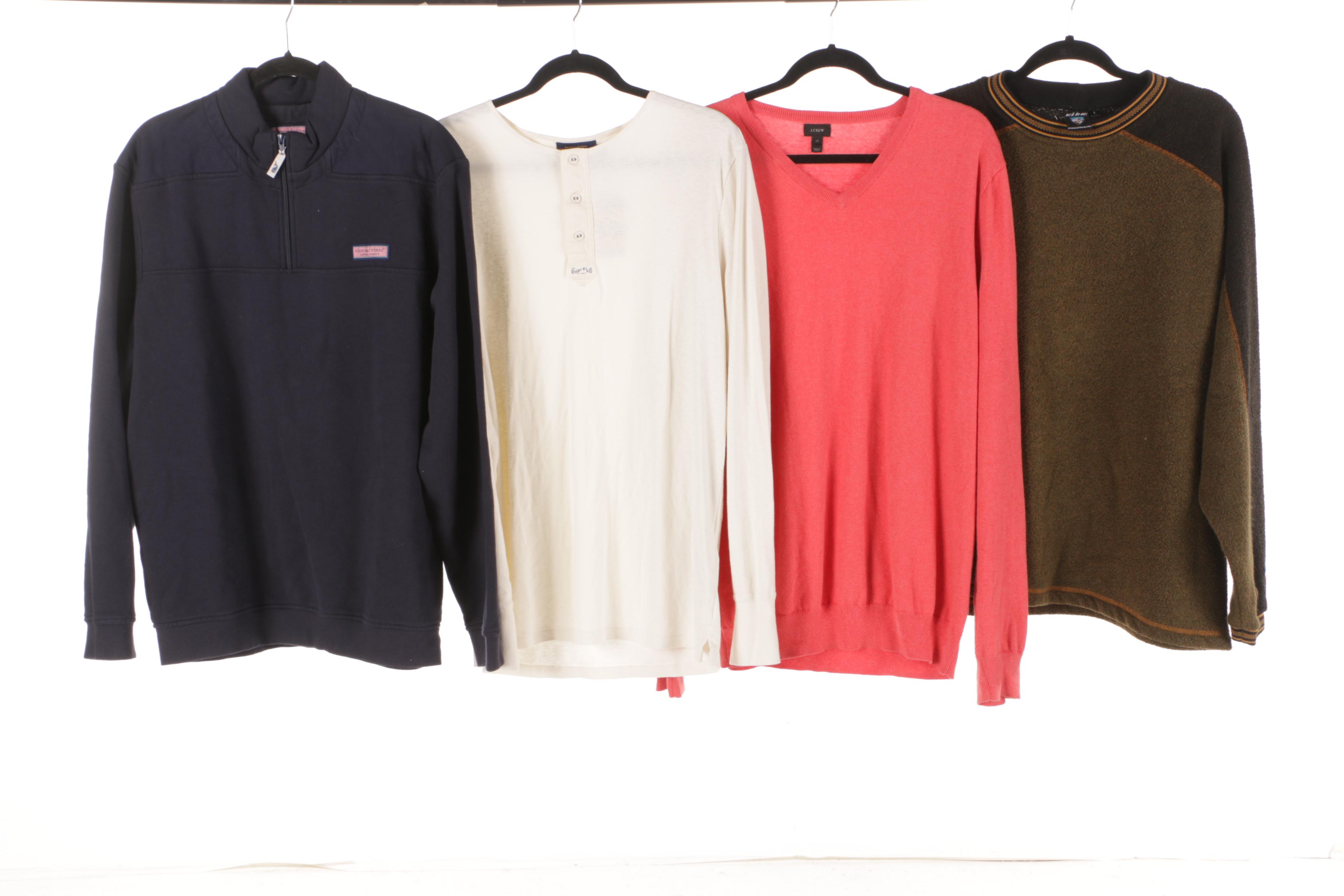 Men's Shirts and Sweaters Including J.Crew, Ralph Lauren Rugby and Aeropostale