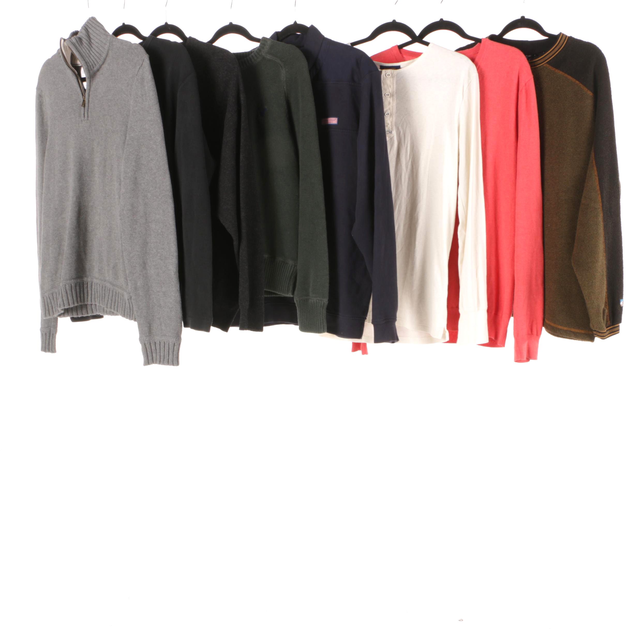 Men's Shirts and Sweaters Including J.Crew, Ralph Lauren Rugby and Aeropostale