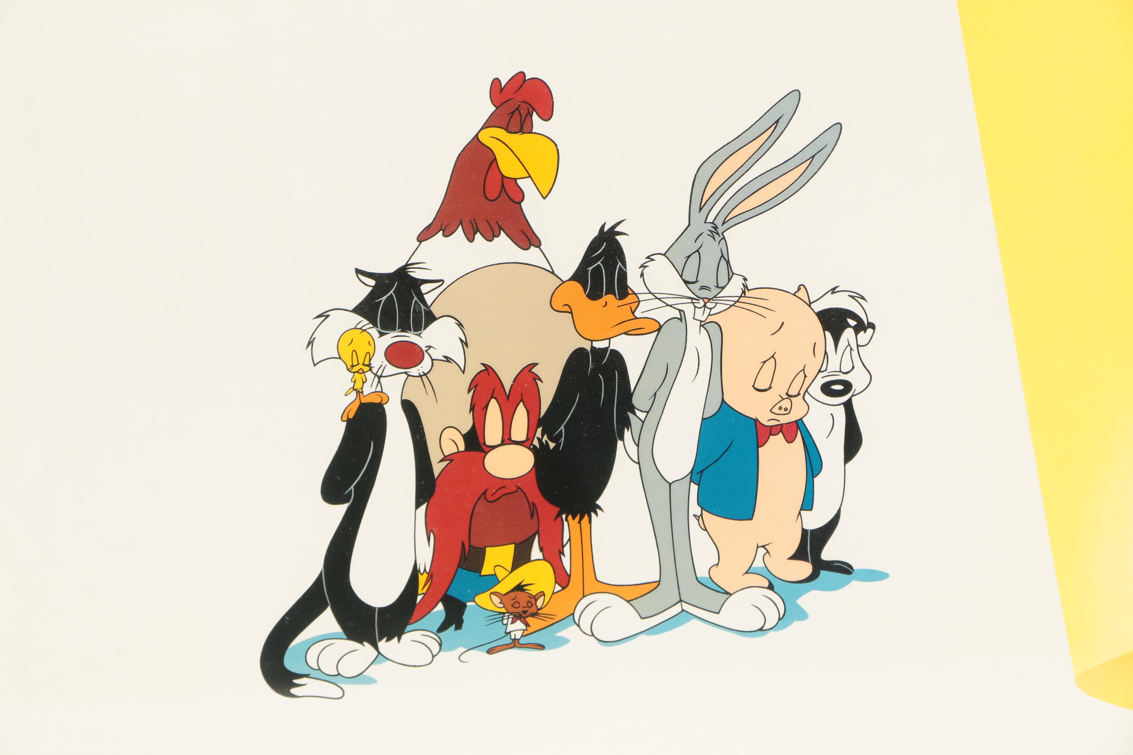 Mel Blanc Memorial "Speechless" Offset Lithograph