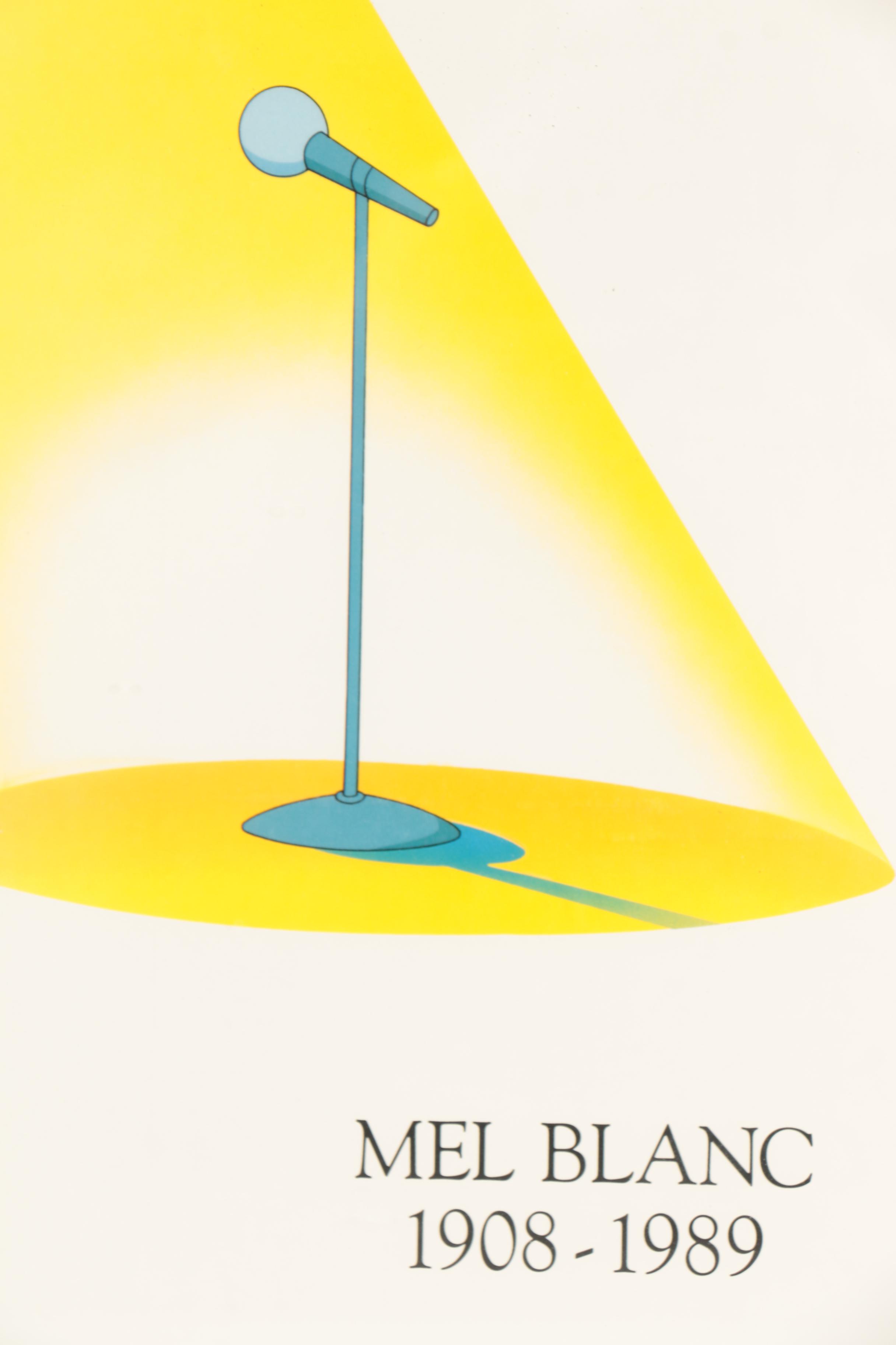 Mel Blanc Memorial "Speechless" Offset Lithograph