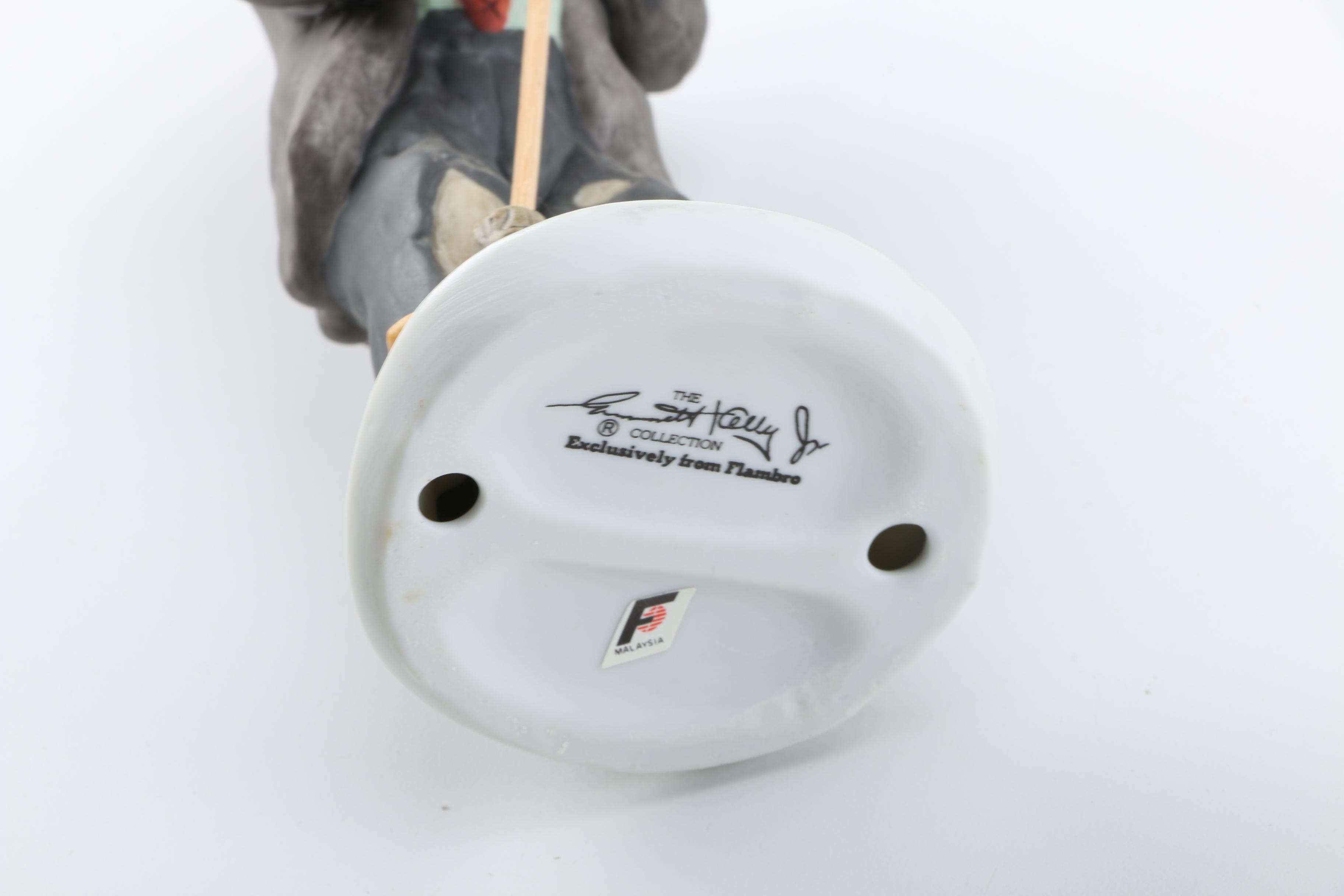 Flambro Emmett Kelly Jr. Clown Figurines