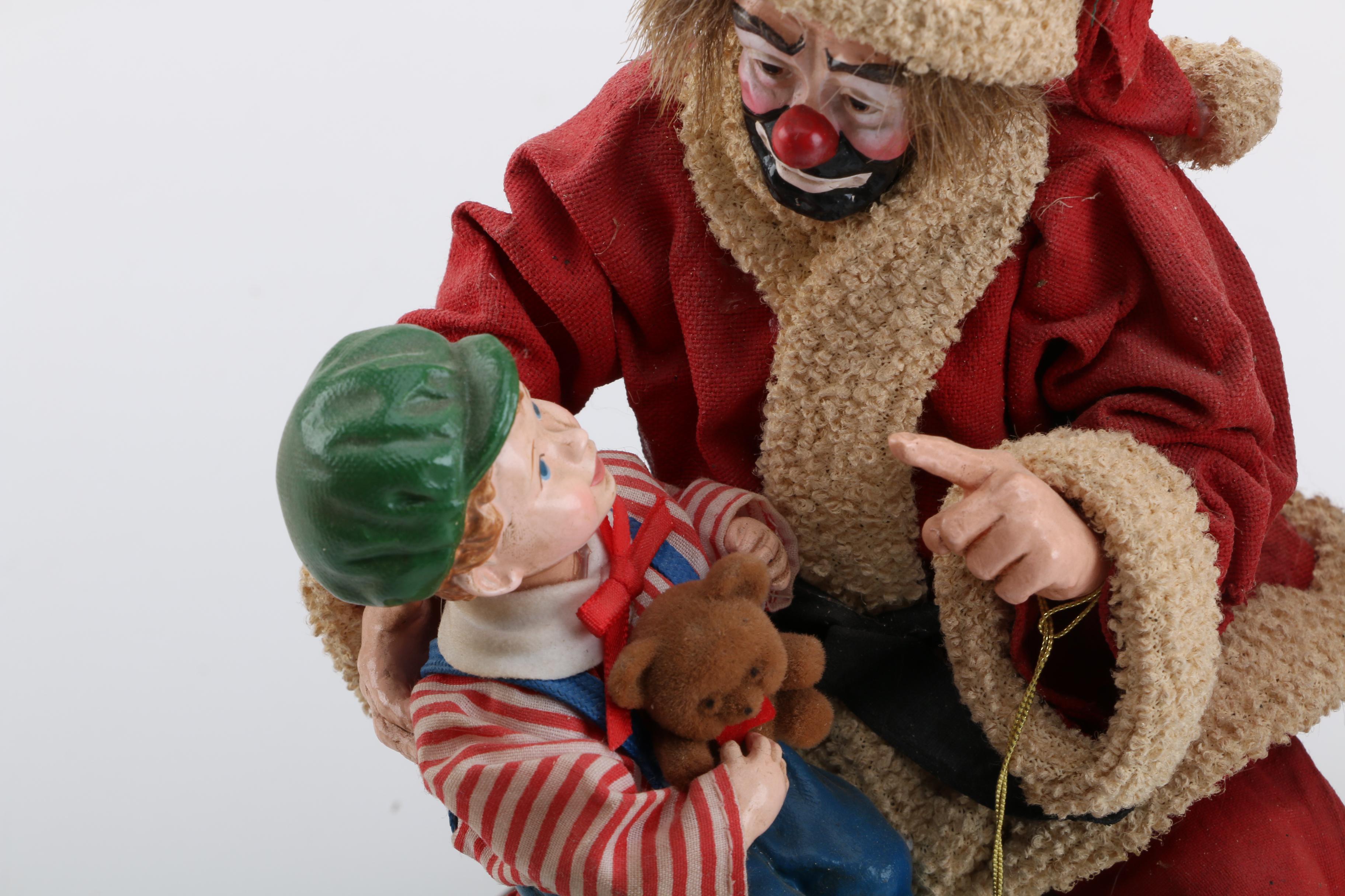 Flambro Emmett Kelly Jr. Clown Figurines