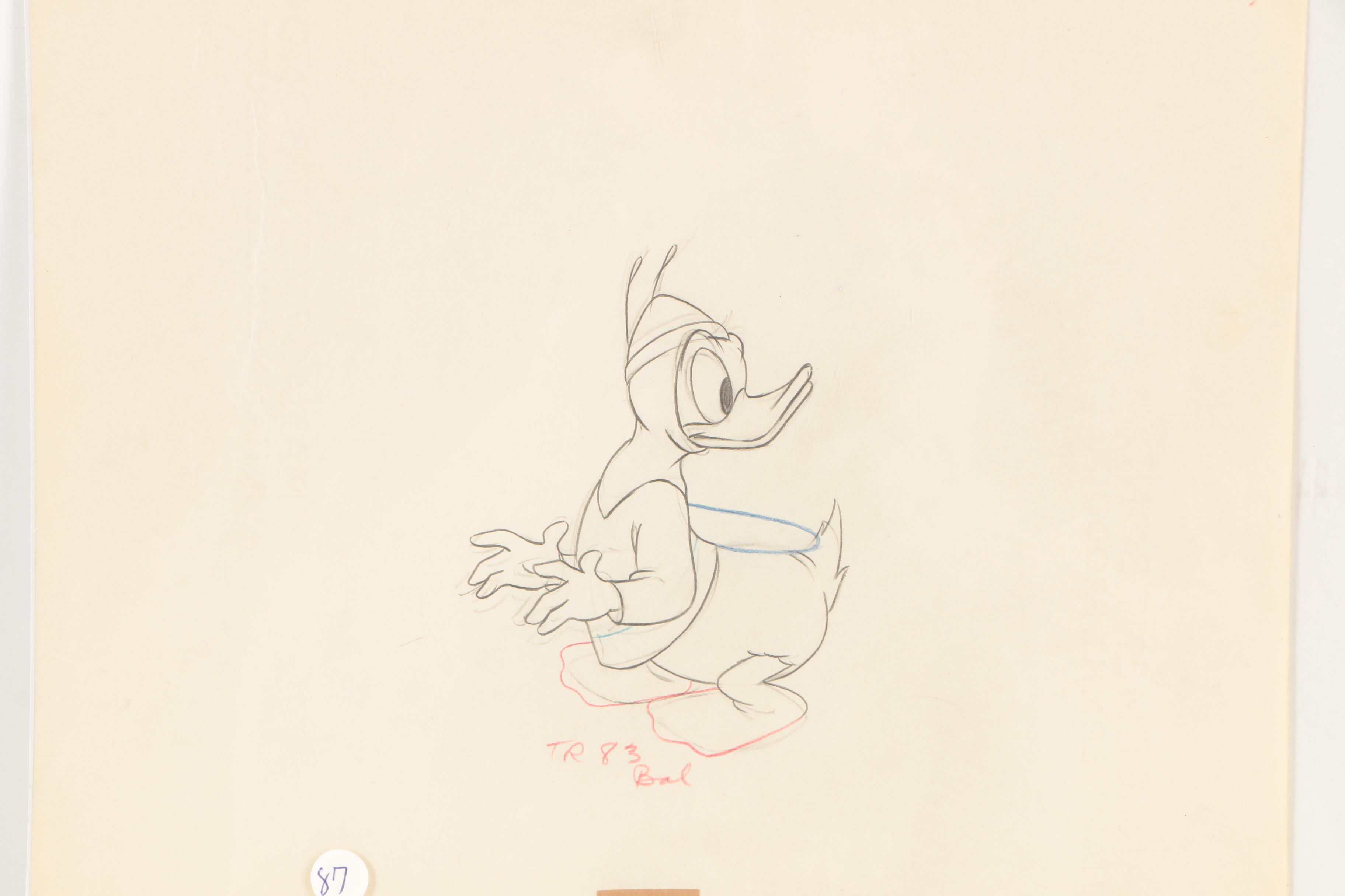 Donald Duck Animation Sketch