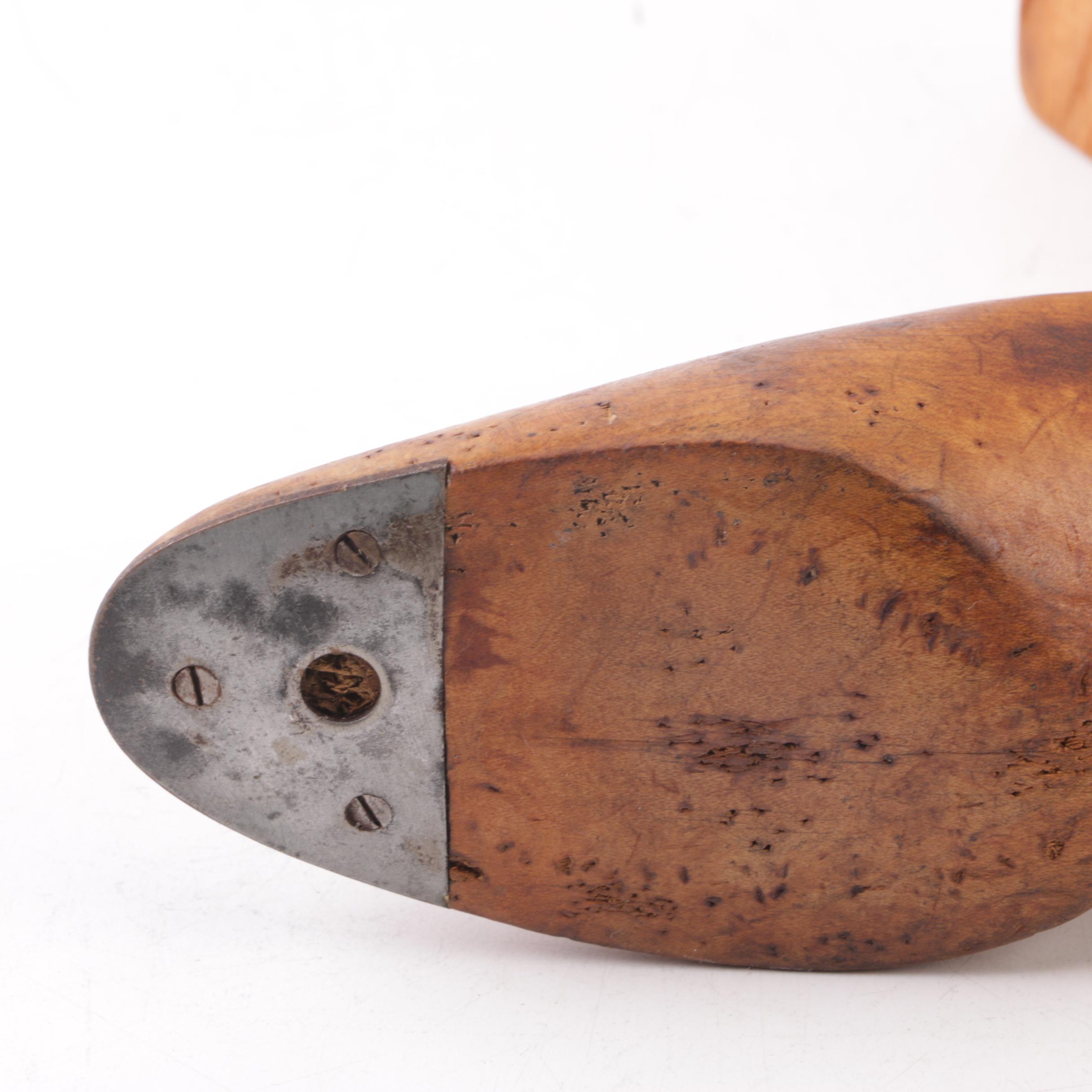 Vintage Shoe Last Bookends