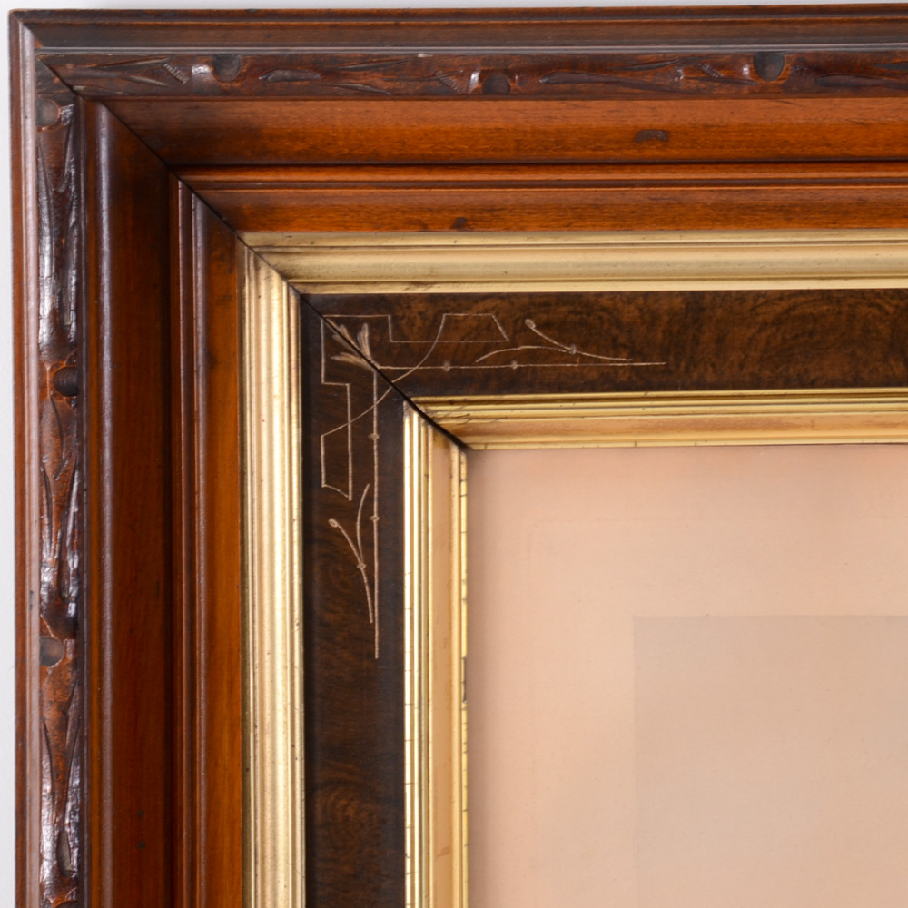 Charles Mottram Engraving after Jacob Thompson "Crossing a Highland Lock"