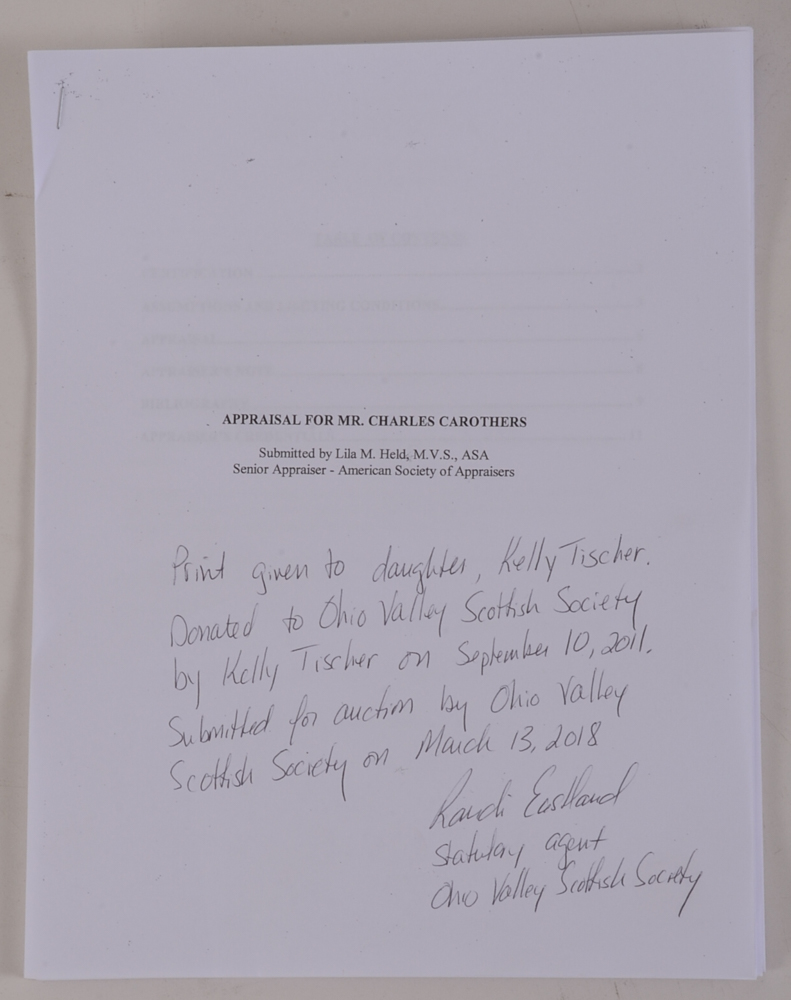 Charles Mottram Engraving after Jacob Thompson "Crossing a Highland Lock"