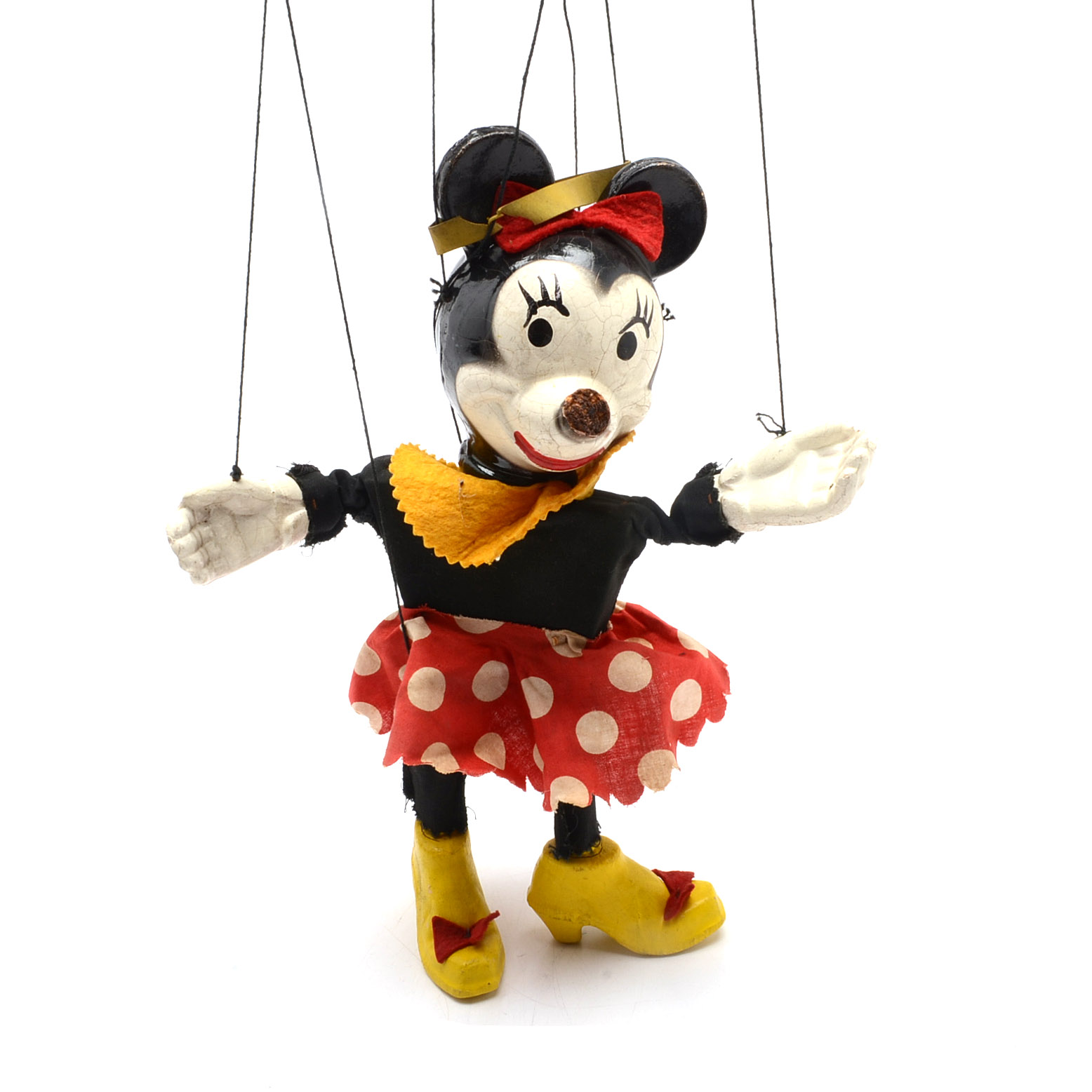 1950s Walt Disney Minnie Mouse Marionette