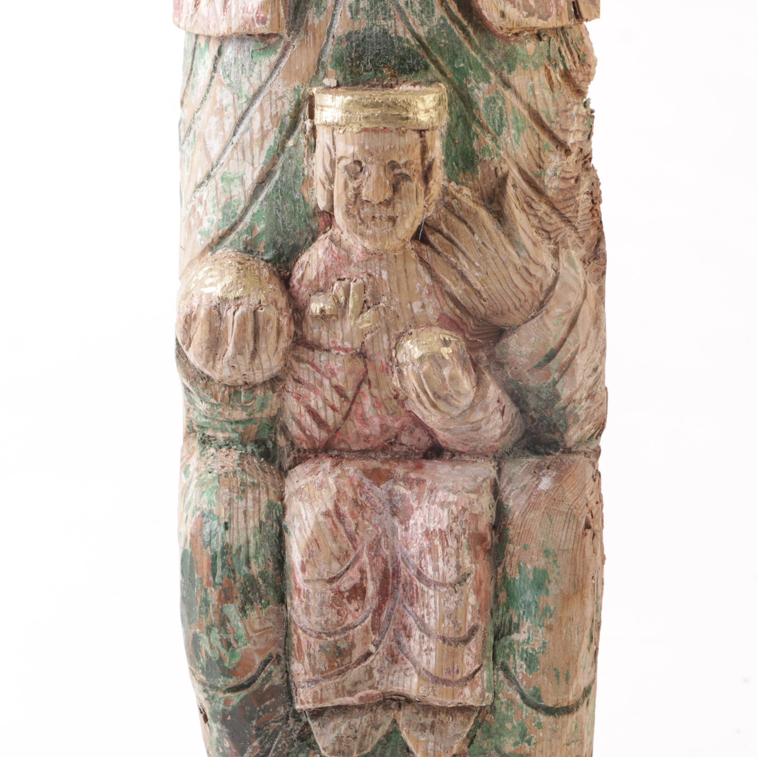 Carved Santos Figurine