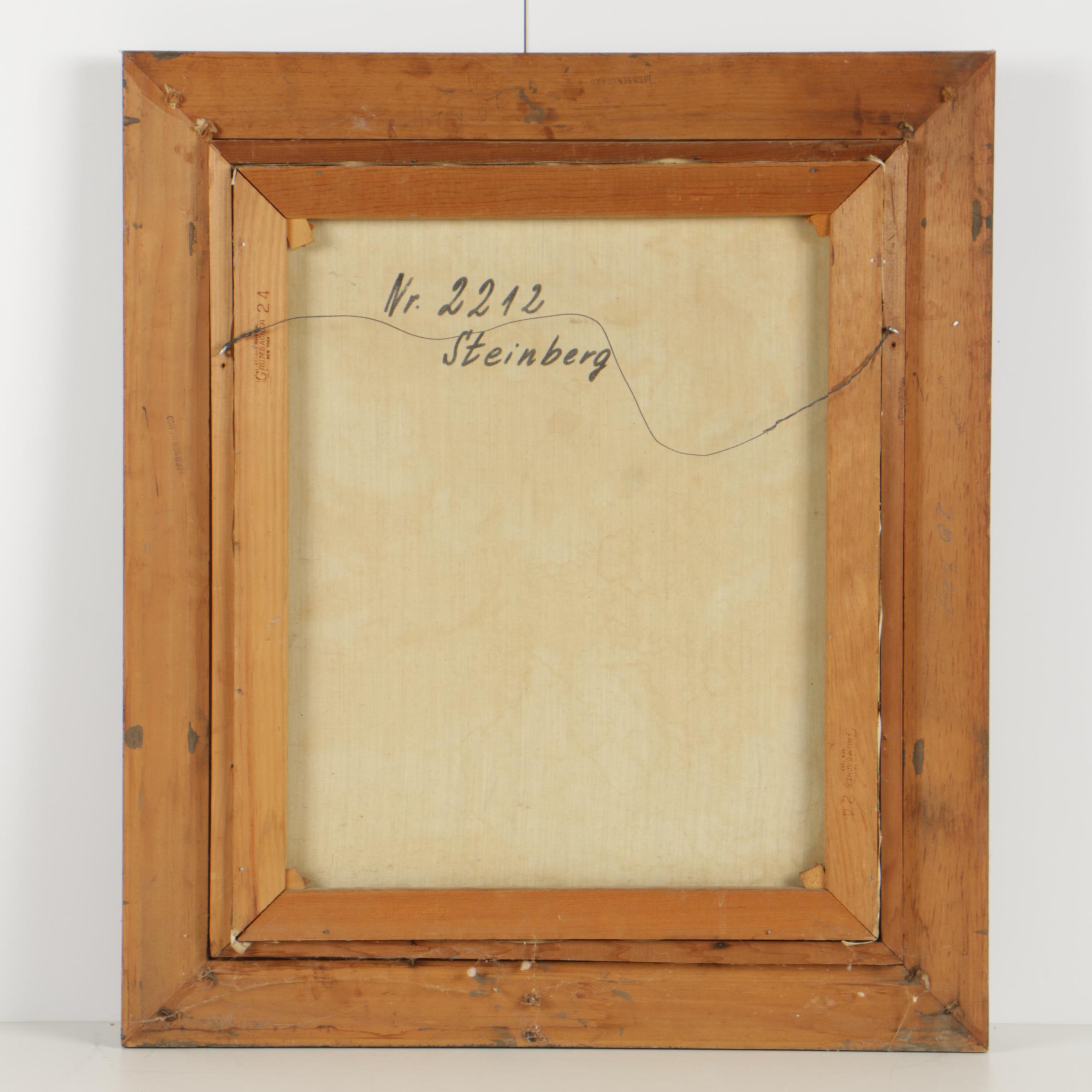 Steinberg Oil Painting of Floral Arrangement