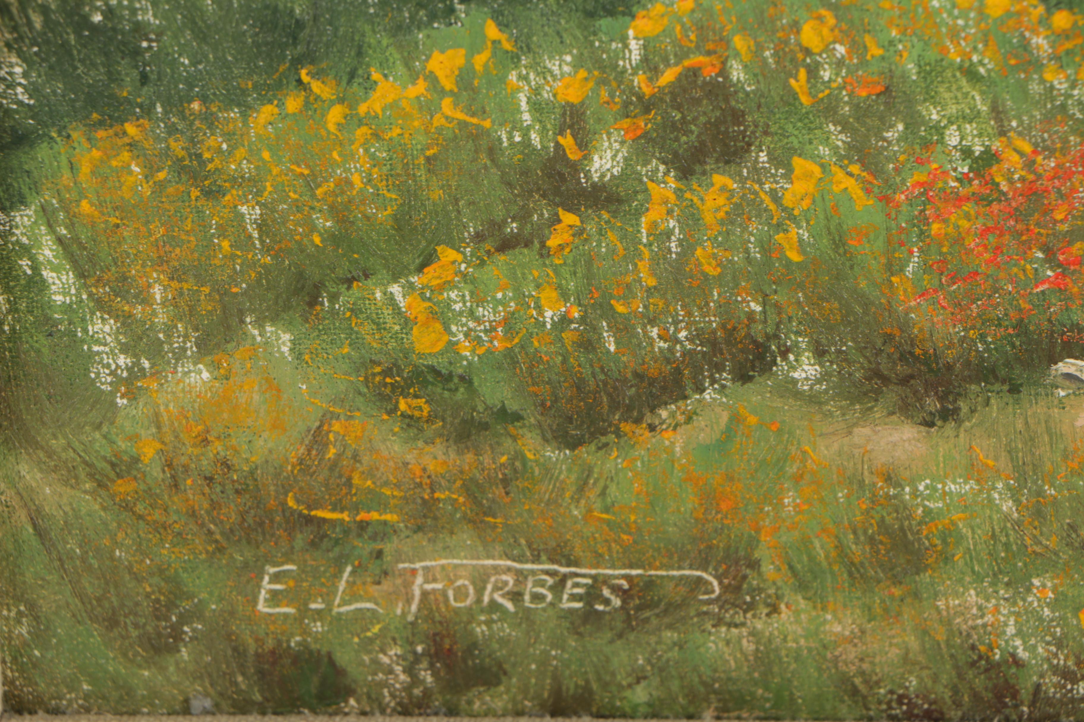 Edward Leo Forbes Oil Painting "Pine Creek in Colorado"