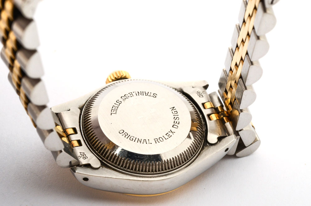 Rolex Oyster 18K Gold and Steel Perpetual Datejust Watch