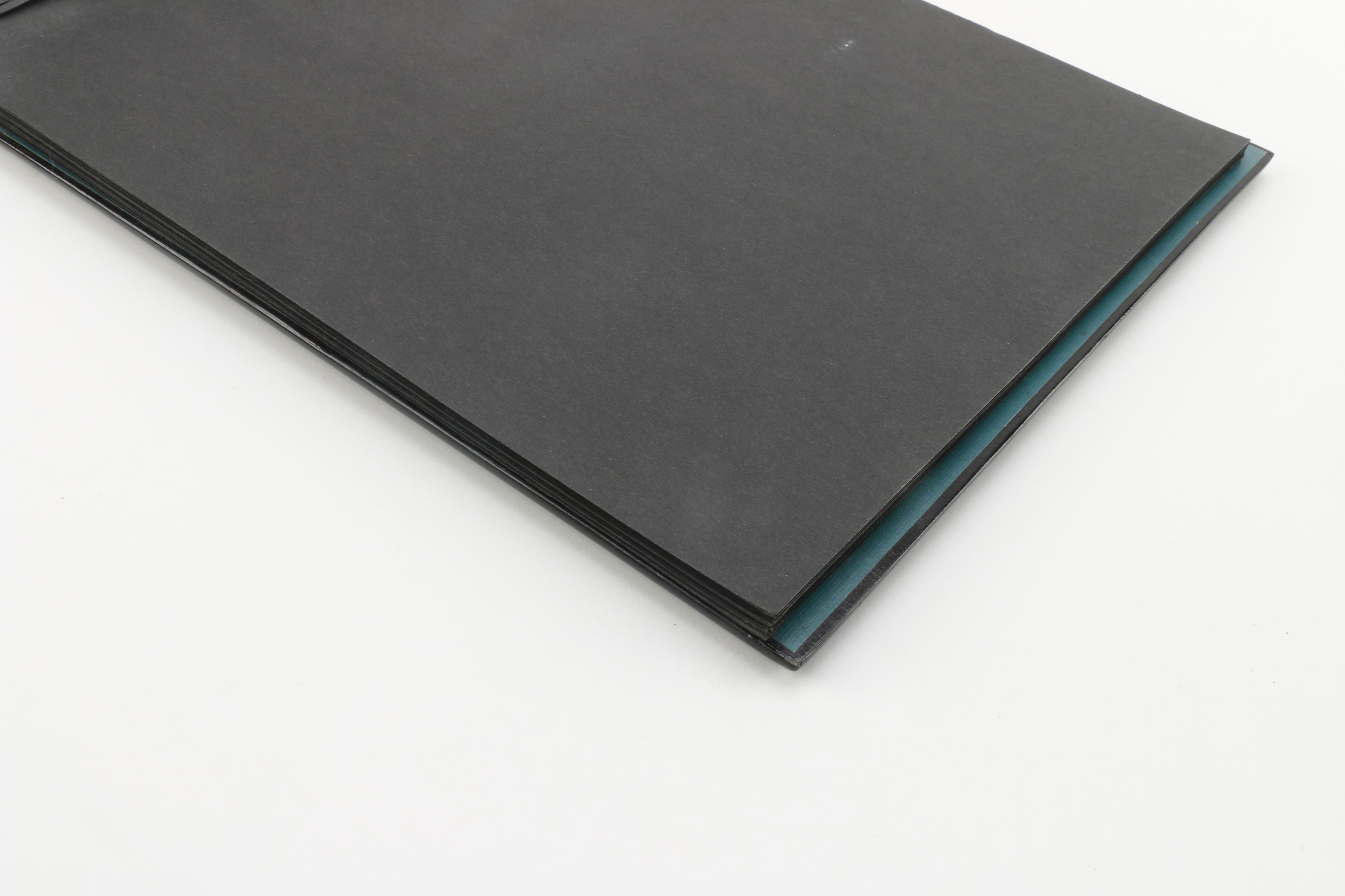 Vintage Korean Military Photo Album with Abalone Inlays