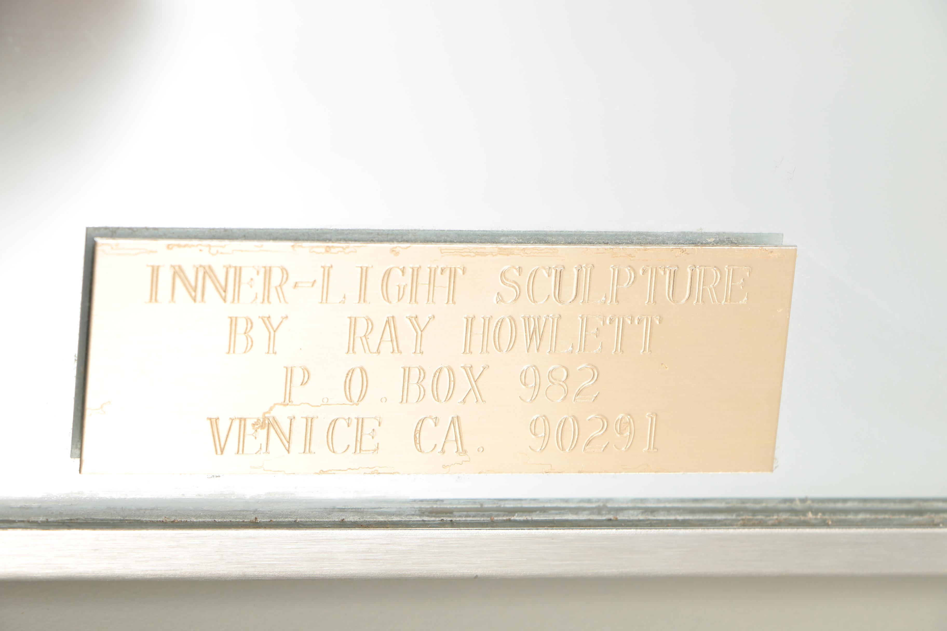 Ray Howlett Limited Edition "Inner-Light Sculpture"