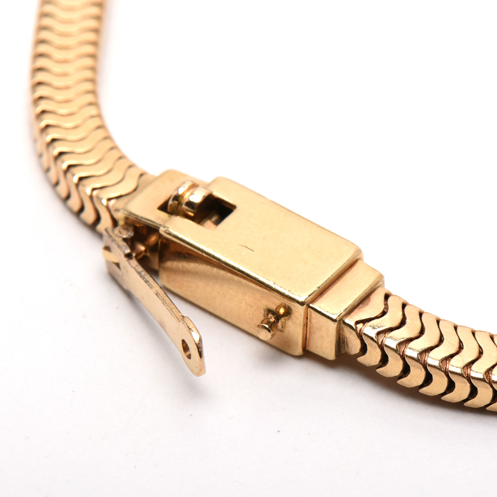 Tiffany & Co 14K and 18K Yellow Gold Carved Blackamoor Gemstone Pendant Bracelet