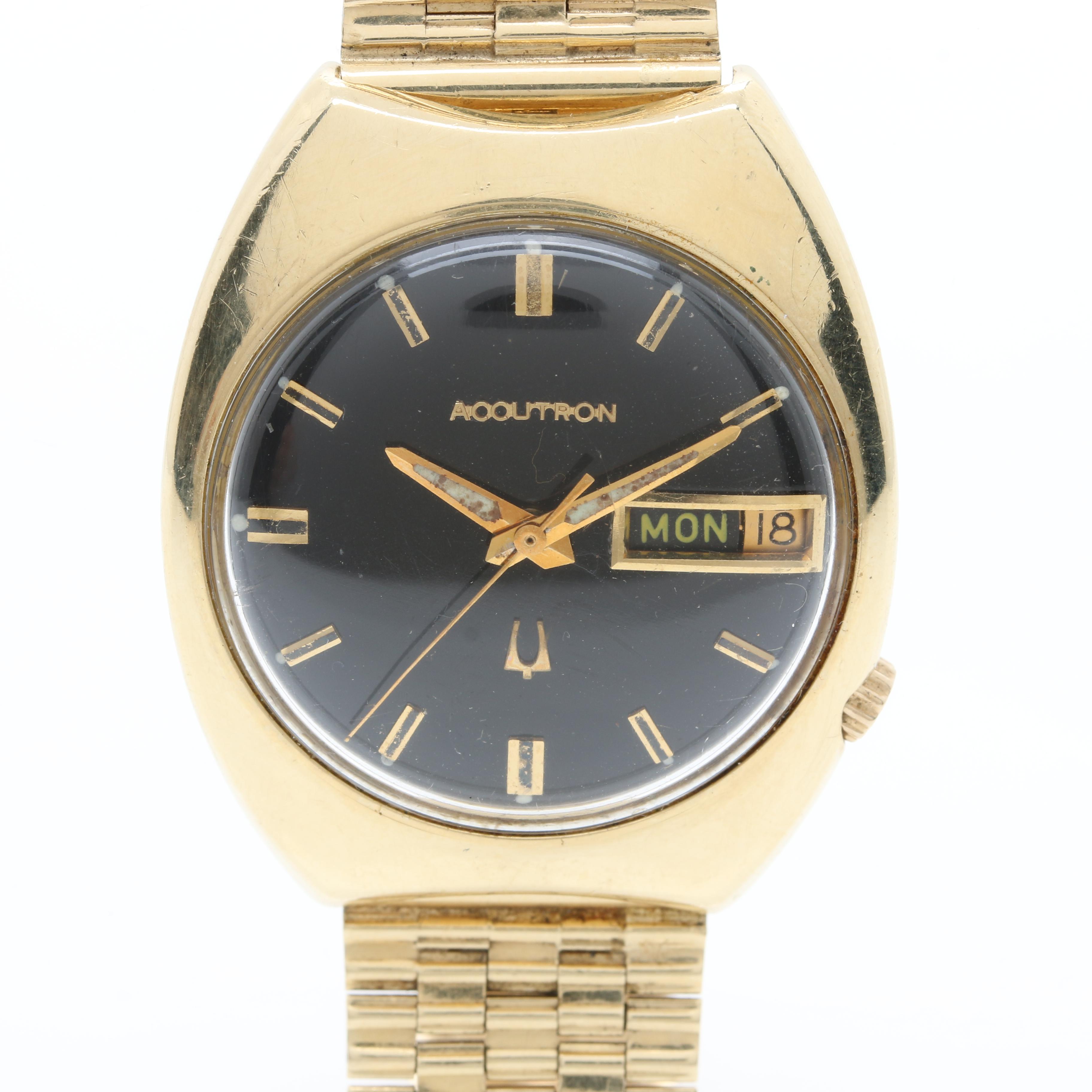 14K Yellow Gold Accutron Watch