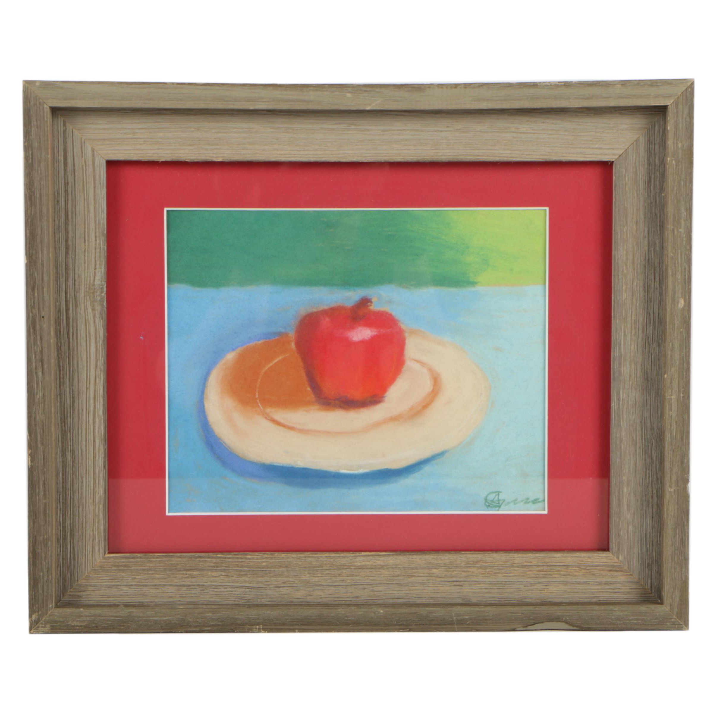 Pastel Drawing of Still Life