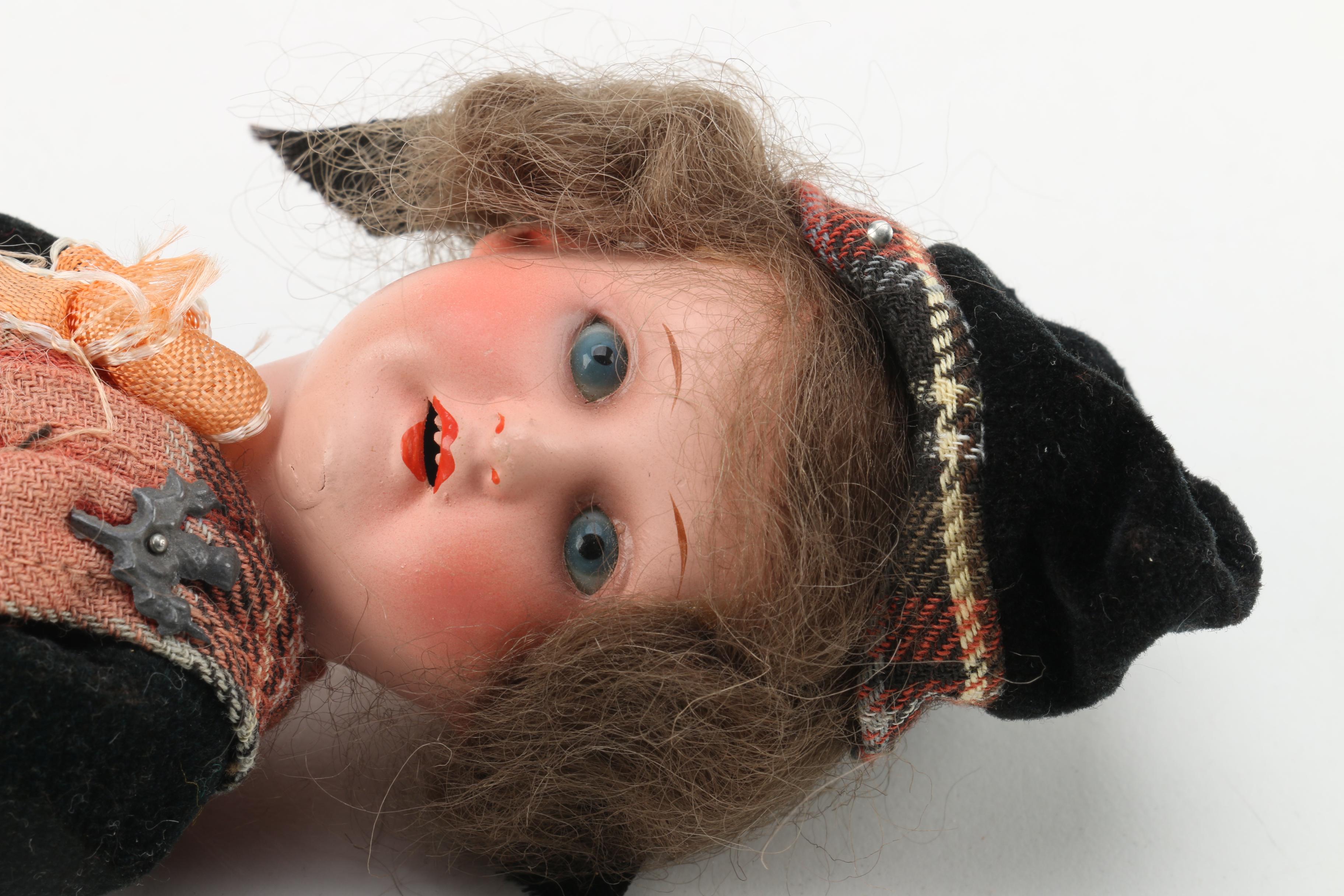 Antique Armand Marseille Bisque and Composition Doll