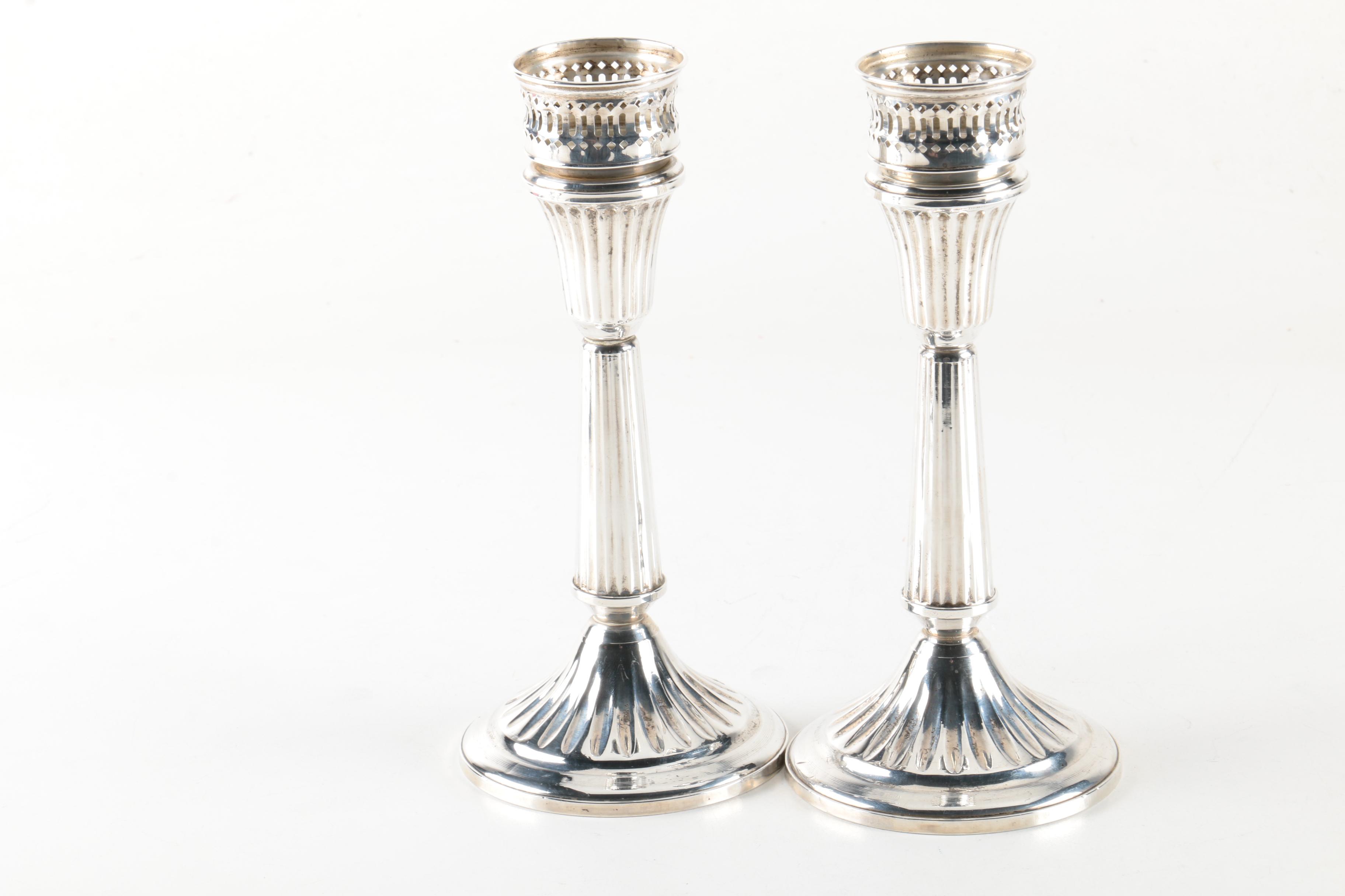 Gorham and Duchin Weighted Sterling Silver Candelabra and Candleholders