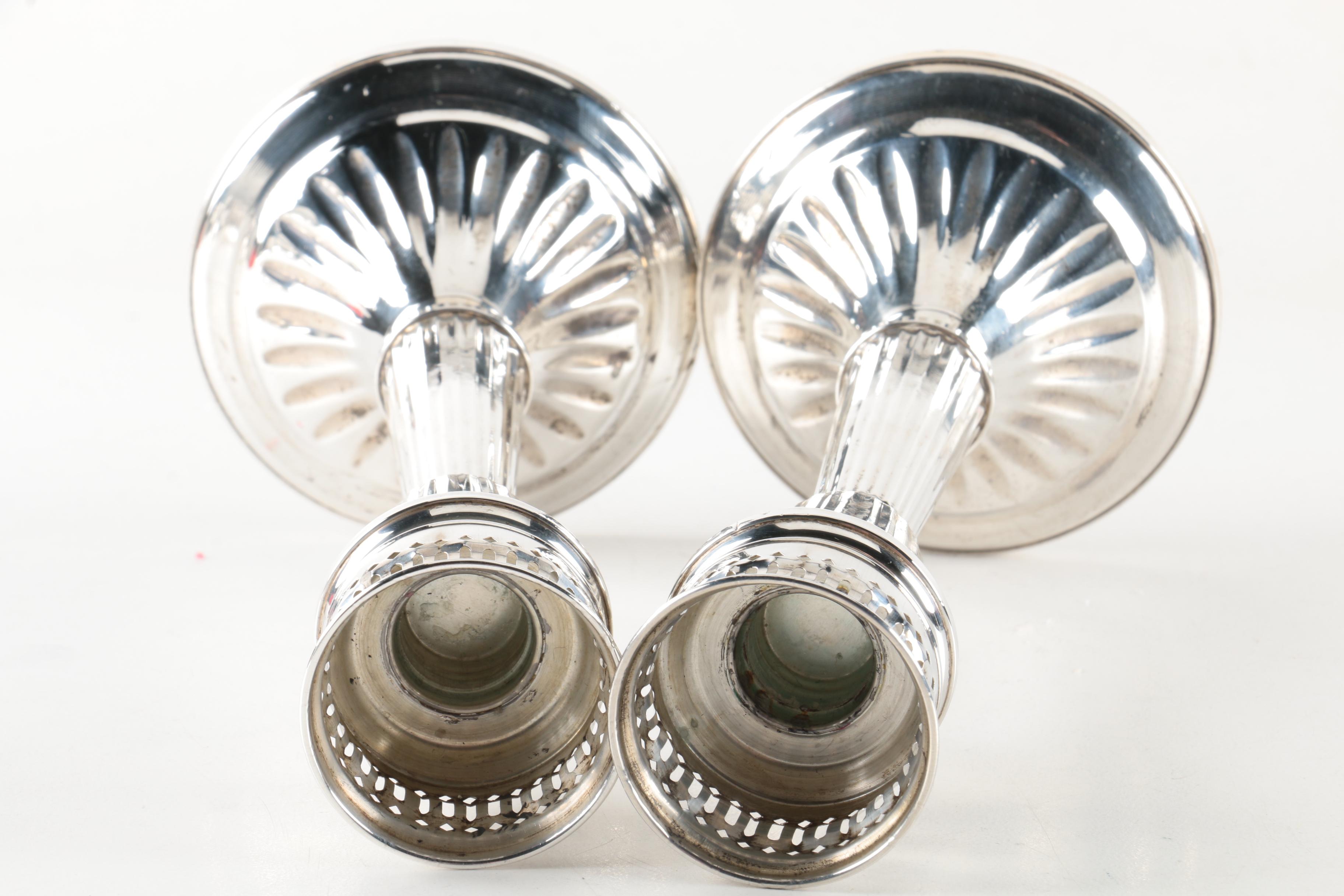 Gorham and Duchin Weighted Sterling Silver Candelabra and Candleholders