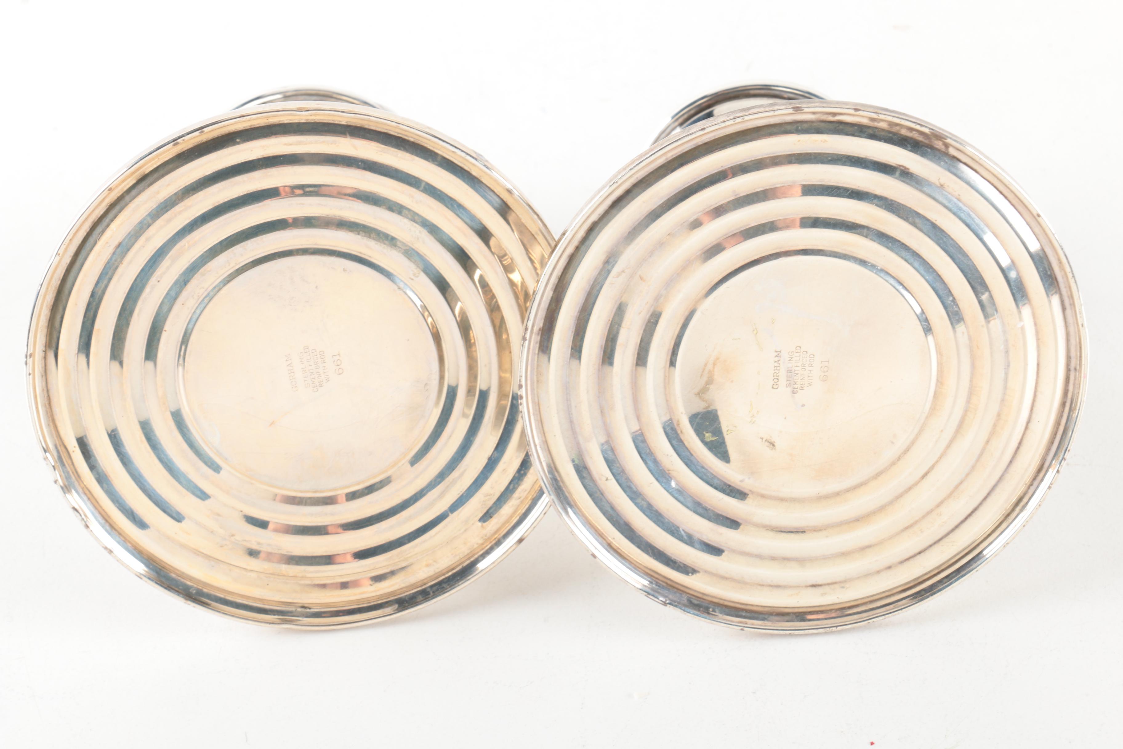 Gorham and Duchin Weighted Sterling Silver Candelabra and Candleholders