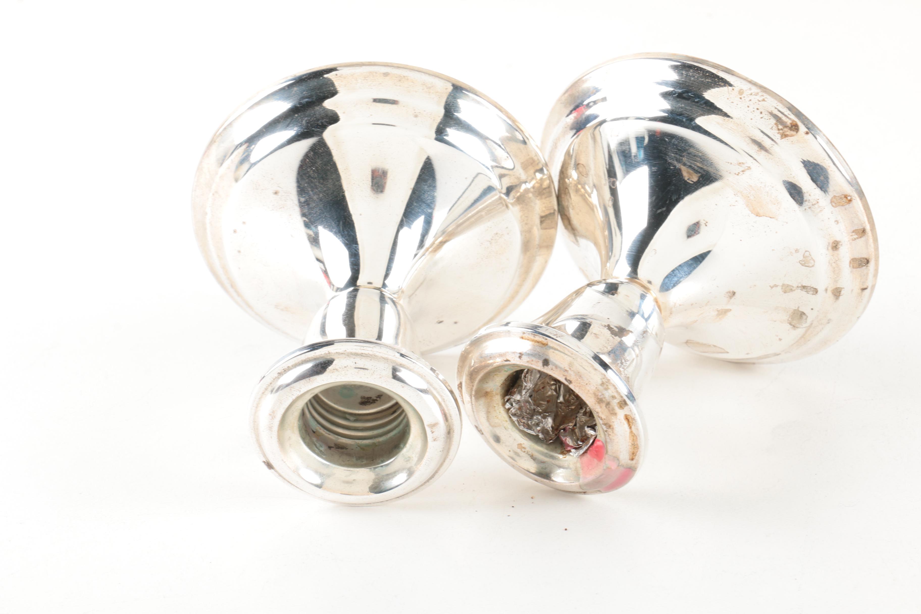 Gorham and Duchin Weighted Sterling Silver Candelabra and Candleholders