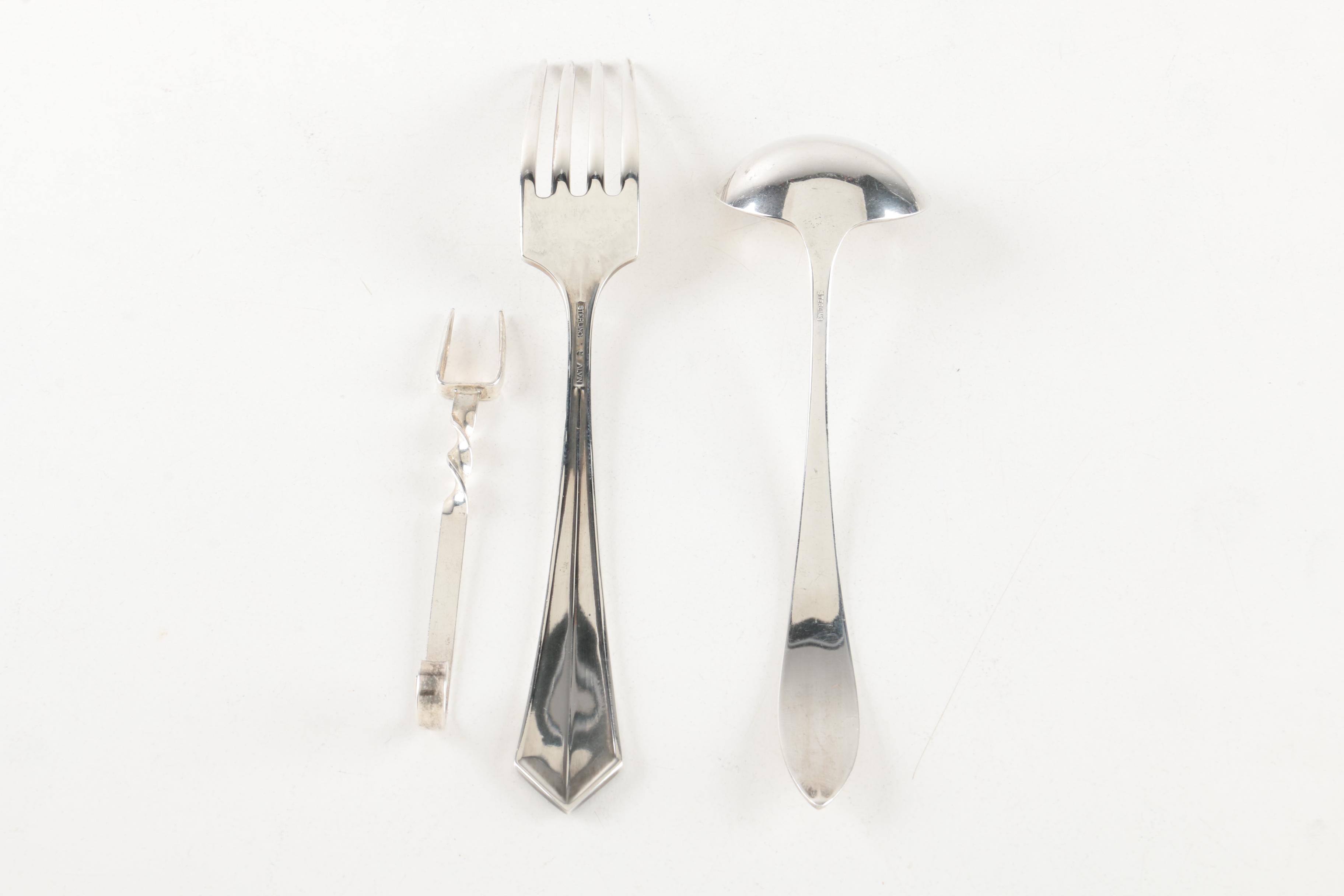 Alvin "Richmond" and Other Sterling Silver Flatware