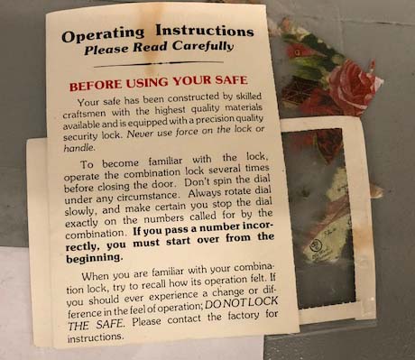 Fire Fyter Model FF-150 Safe