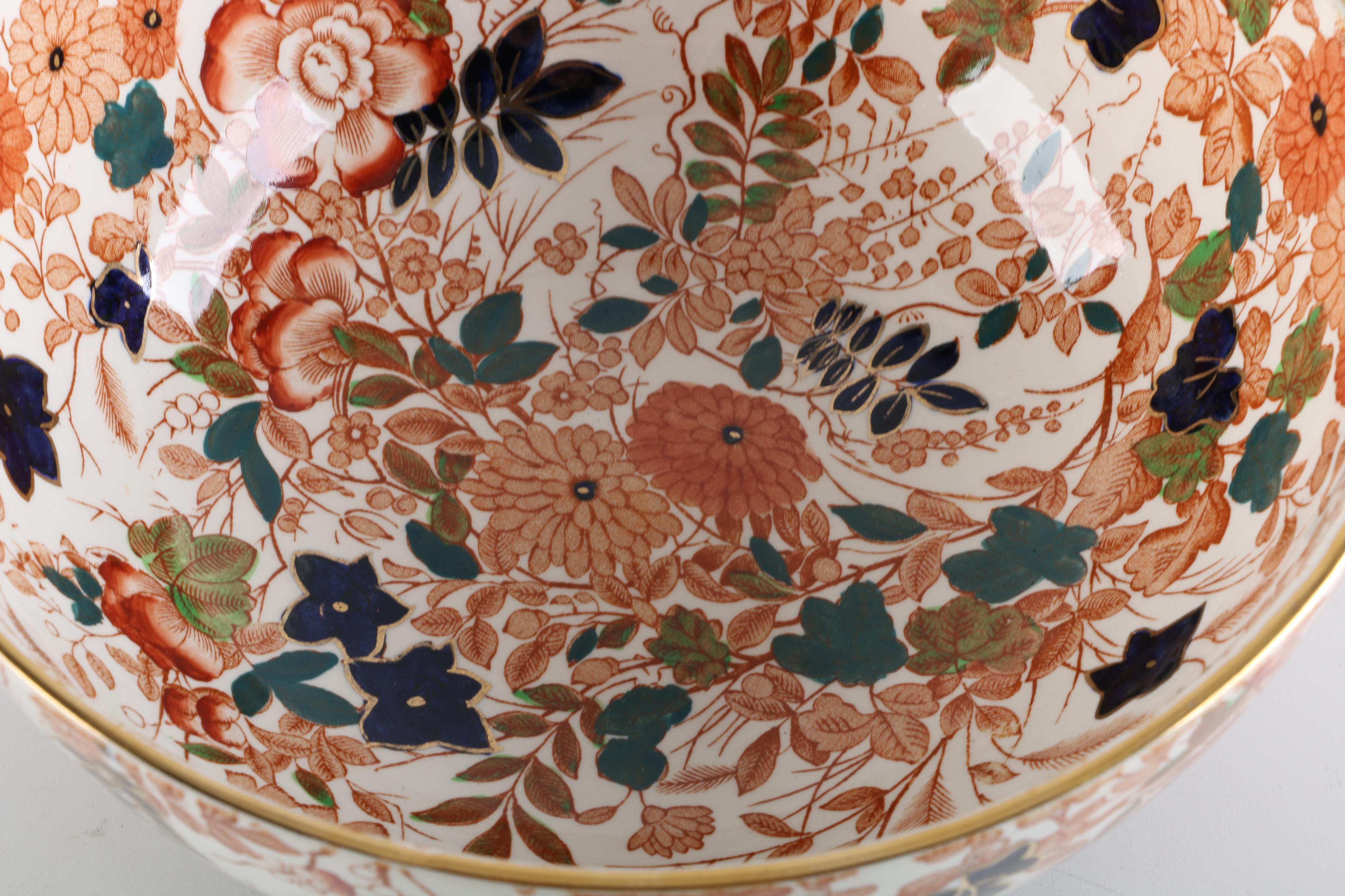 Royal Cauldon "Bittersweet" Porcelain Vegetable Bowl on Wooden Base
