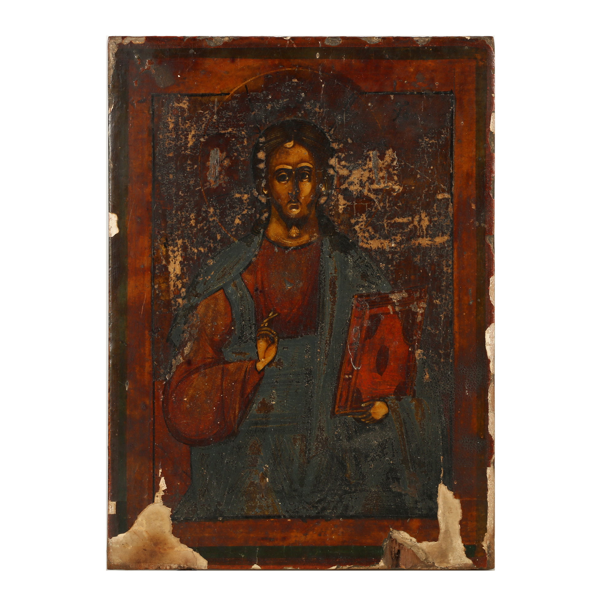 Eastern Orthodox Oil Painting Icon "Christ Pantokrator"