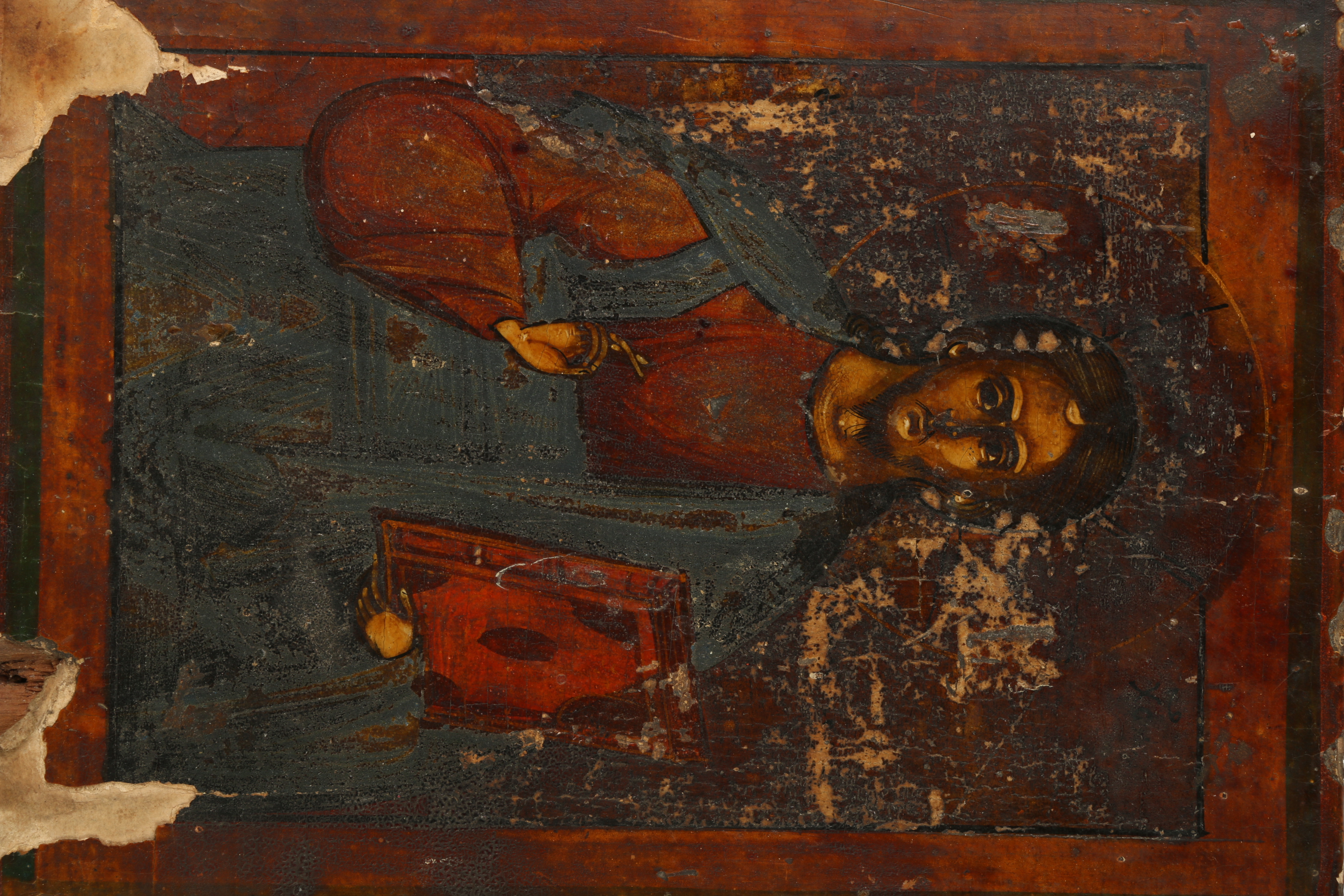 Eastern Orthodox Oil Painting Icon "Christ Pantokrator"