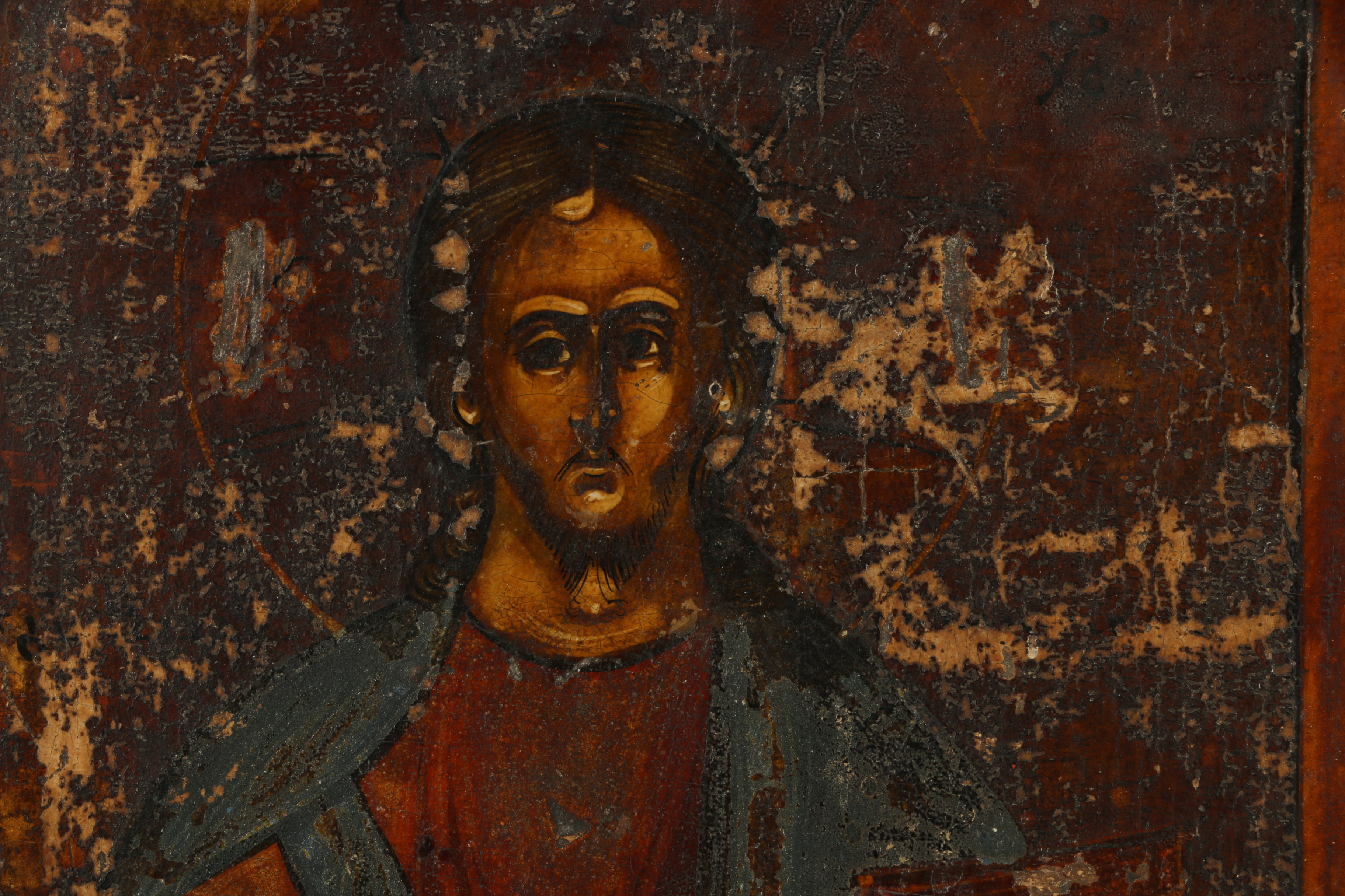 Eastern Orthodox Oil Painting Icon "Christ Pantokrator"