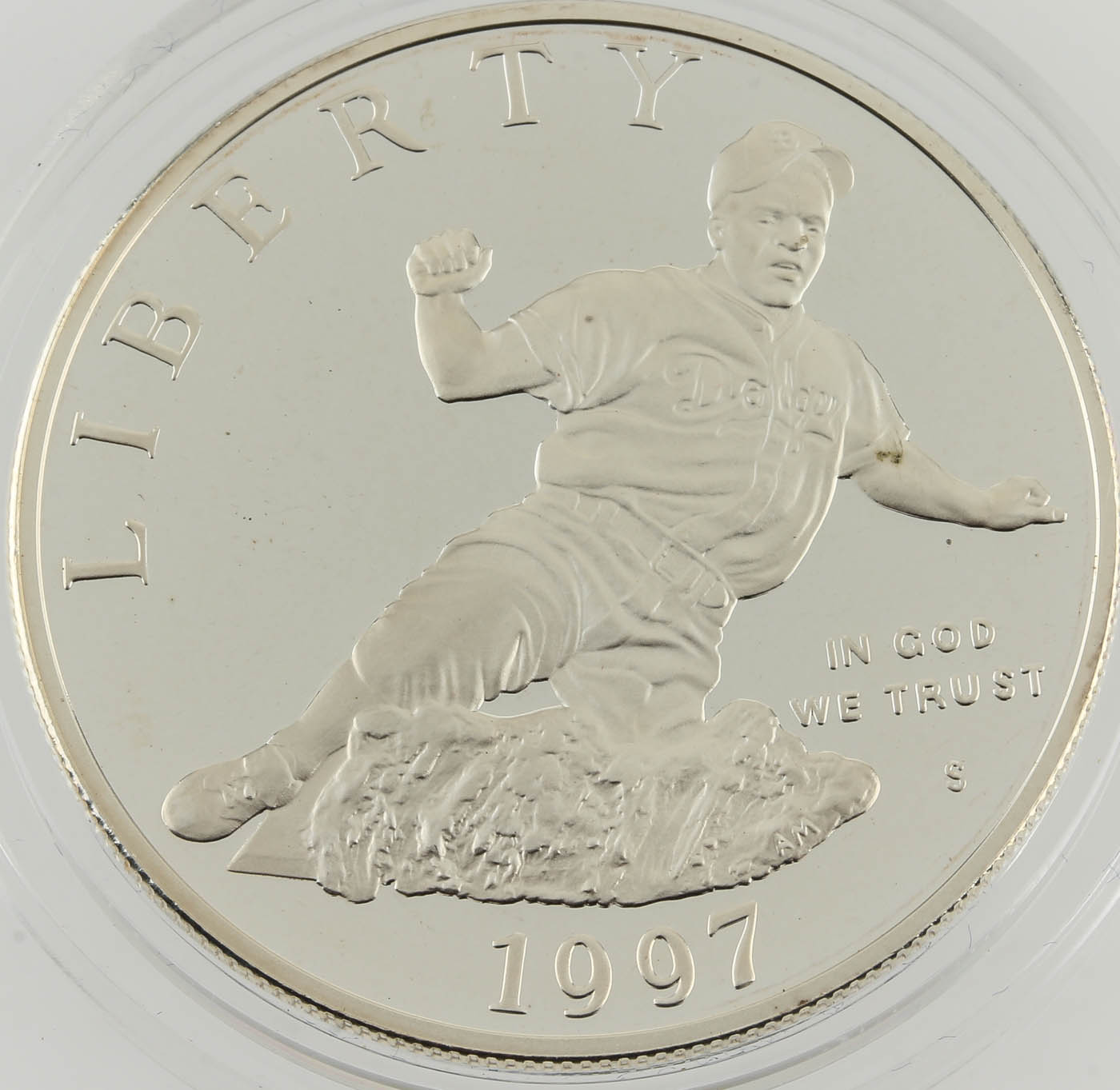 1997-S Jackie Robinson Commemorative $1 Silver Proof Coin