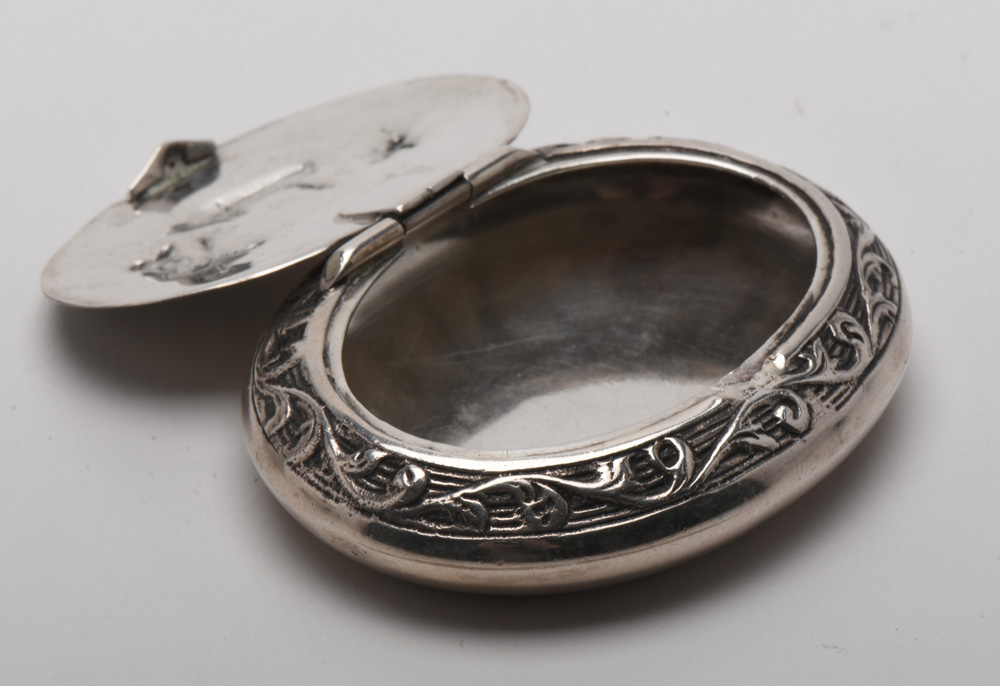 Vintage Sterling Silver Compact From Holland