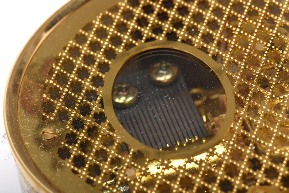 Halcyon Days Enameled Limited Edition Music Box, "The Blue Danube"